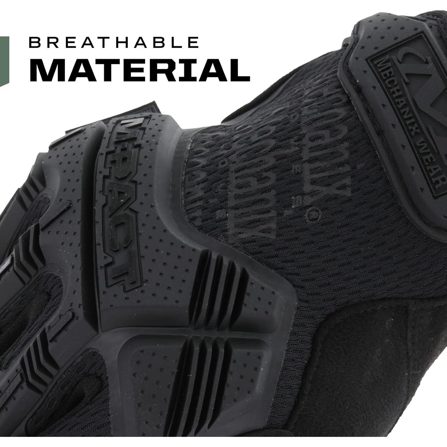 Guantes Tácticos Mechanix Wear M-Pact Covert Negros Medianos