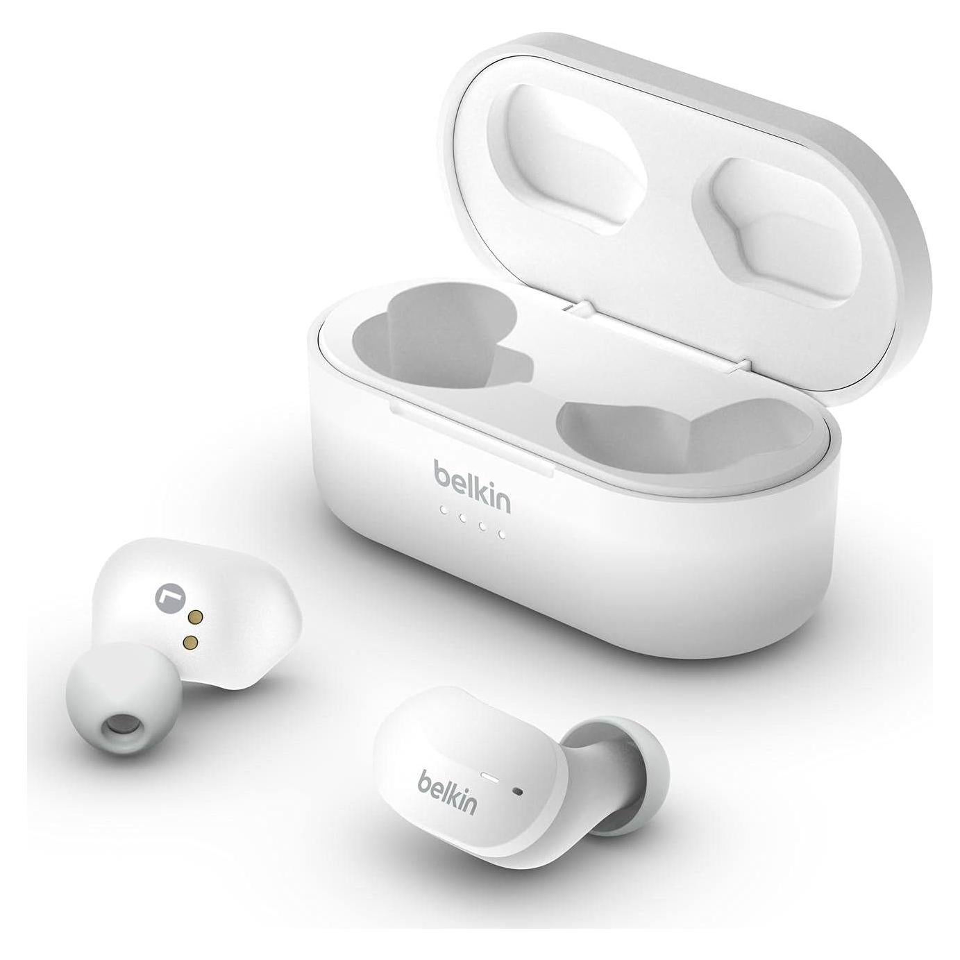 Auriculares Inalámbricos Belkin SoundForm, Bluetooth IPX5, Blanco