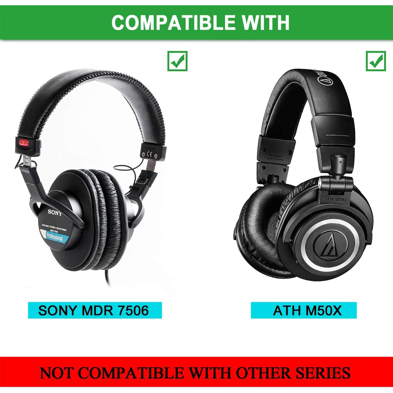 Almohadillas de Reemplazo Audio-Technica ATH M50X M40X M30X M20X