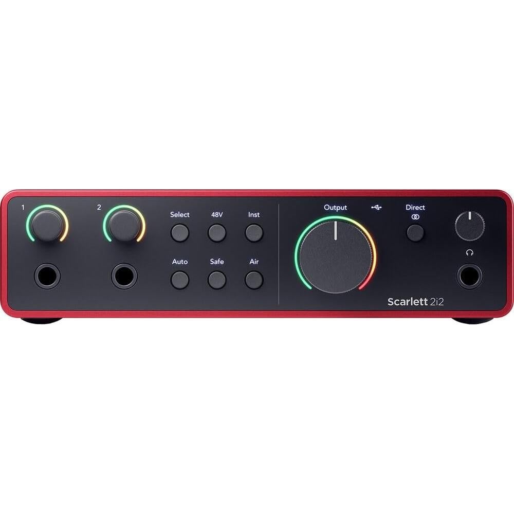 Focusrite Scarlett 2i2 4G + Auriculares StreamEye CANS50 + Brazo