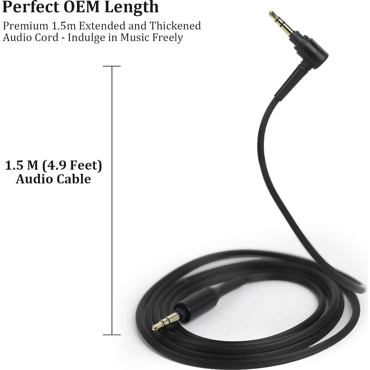 Cable de audio Adhiper 1.5m para auriculares Sony WH-1000XM