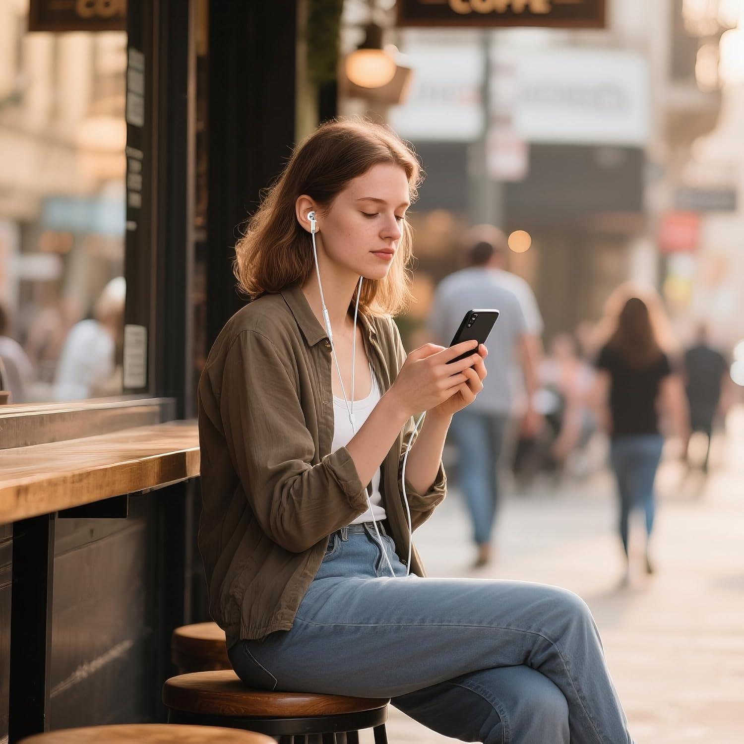 Auriculares USB-C Suohong con Micrófono y Control de Volumen