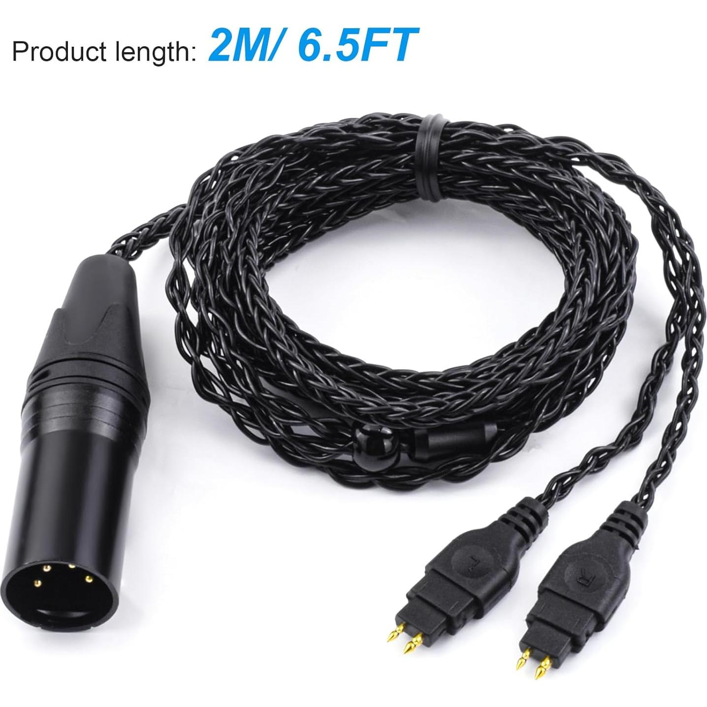 Cable de audio equilibrado Toxaoii 1.98m XLR 4 pines Sennheiser