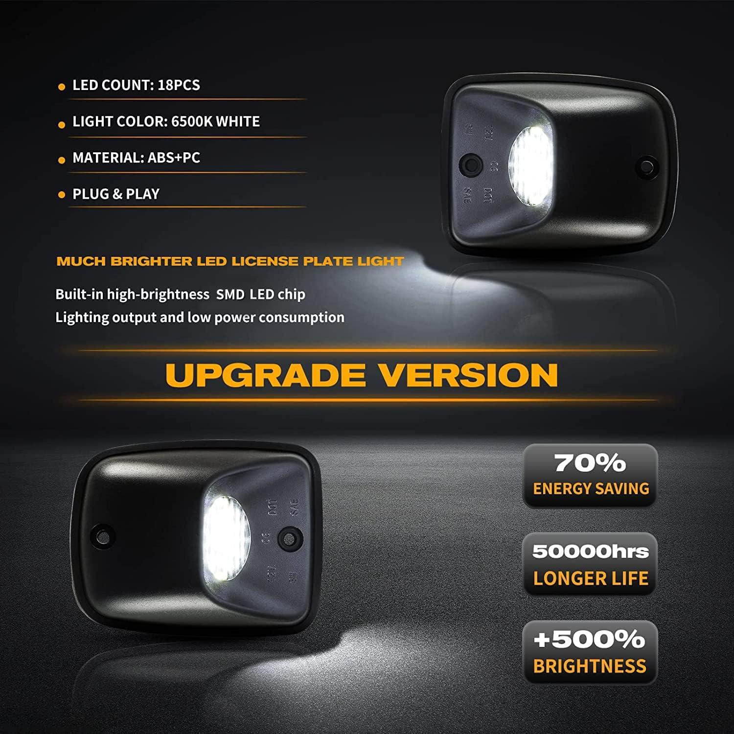 Luz de Placa LED Gempro para Toyota Tacoma 1995-2004 6500K