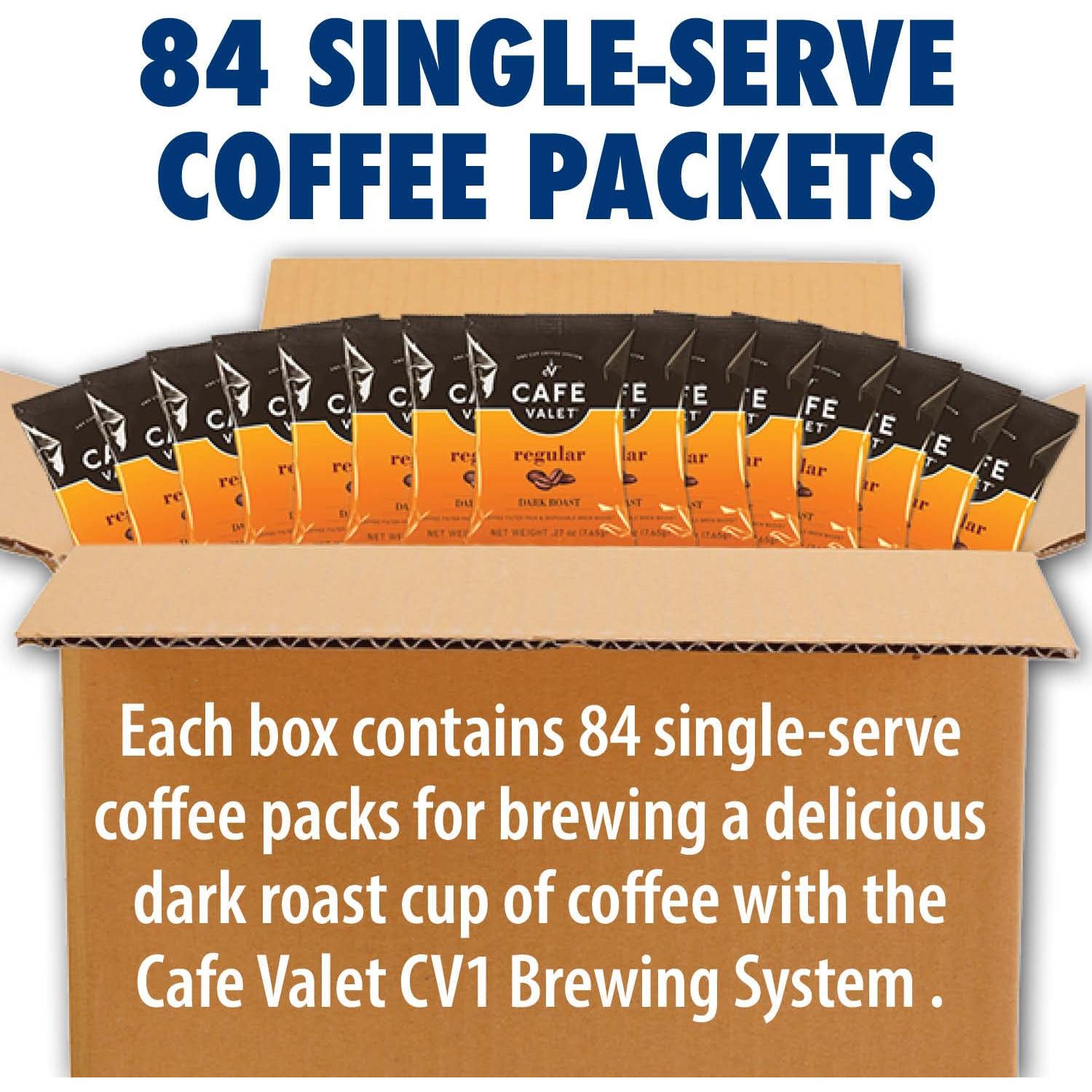 Café Valet Tueste Oscuro Regular - 84 Paquetes de 28.35g