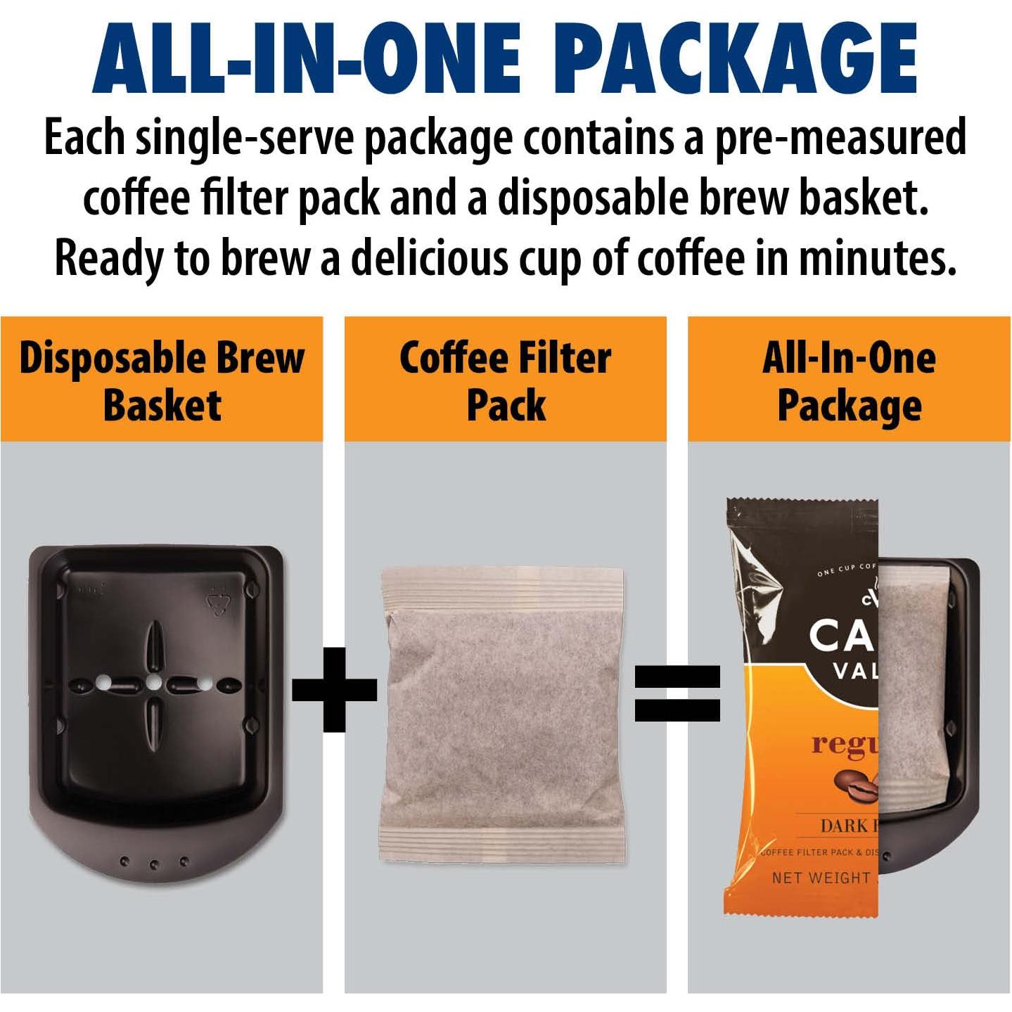 Café Valet Tueste Oscuro Regular - 84 Paquetes de 28.35g