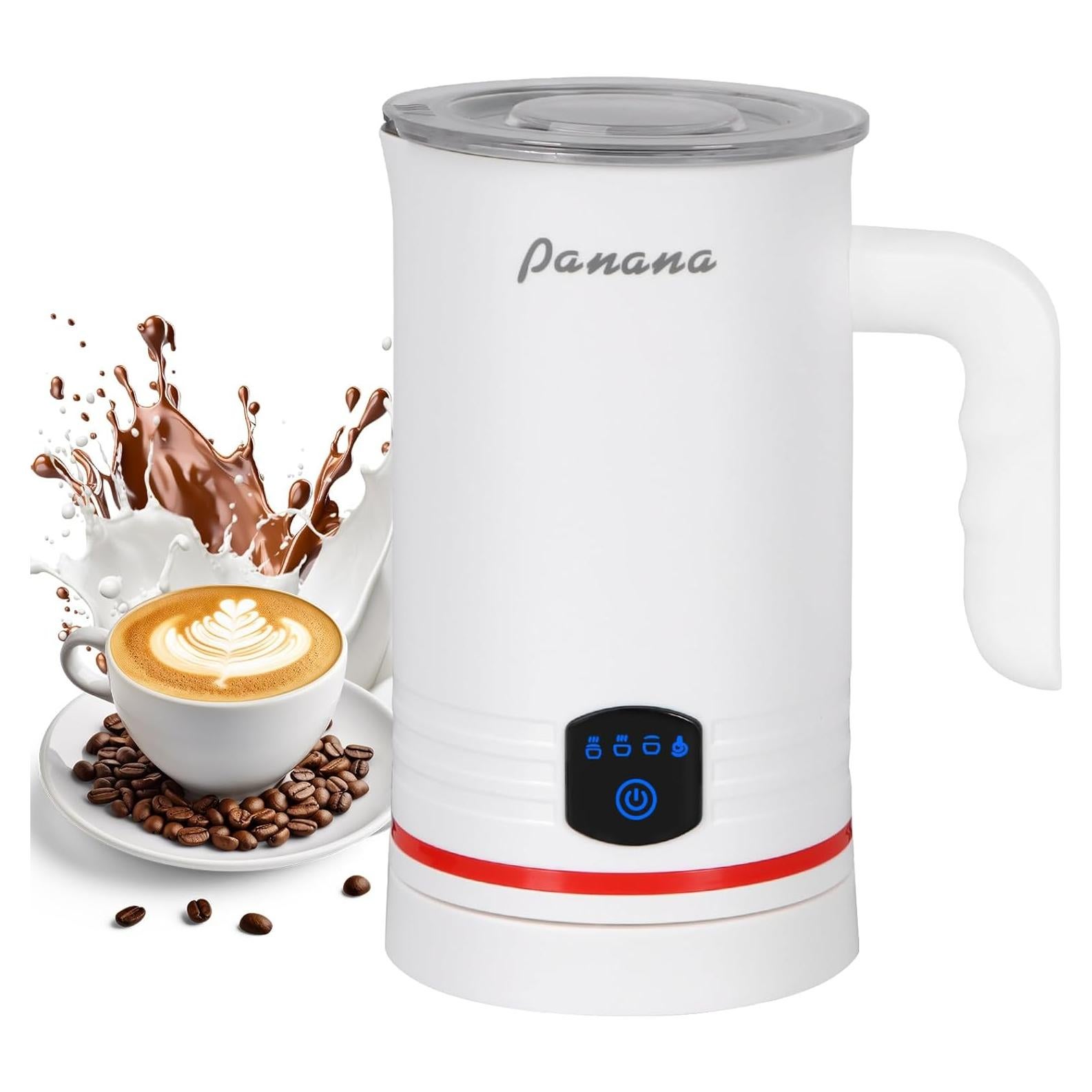 Espumador de Leche Eléctrico Panana 430ml 4 en 1 Blanco