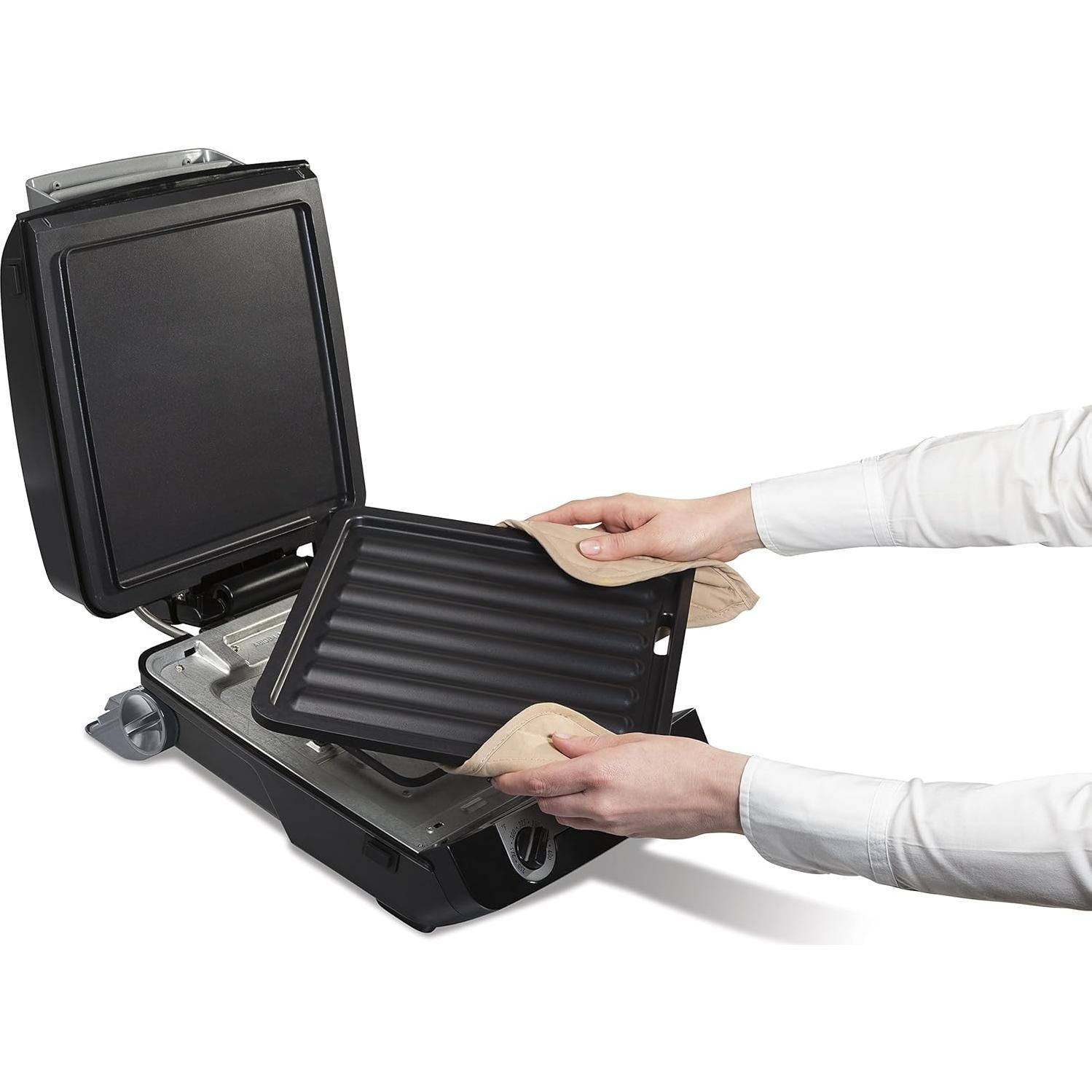 Parrilla 4-en-1 Hamilton Beach 25601 Antiadherente 1400W