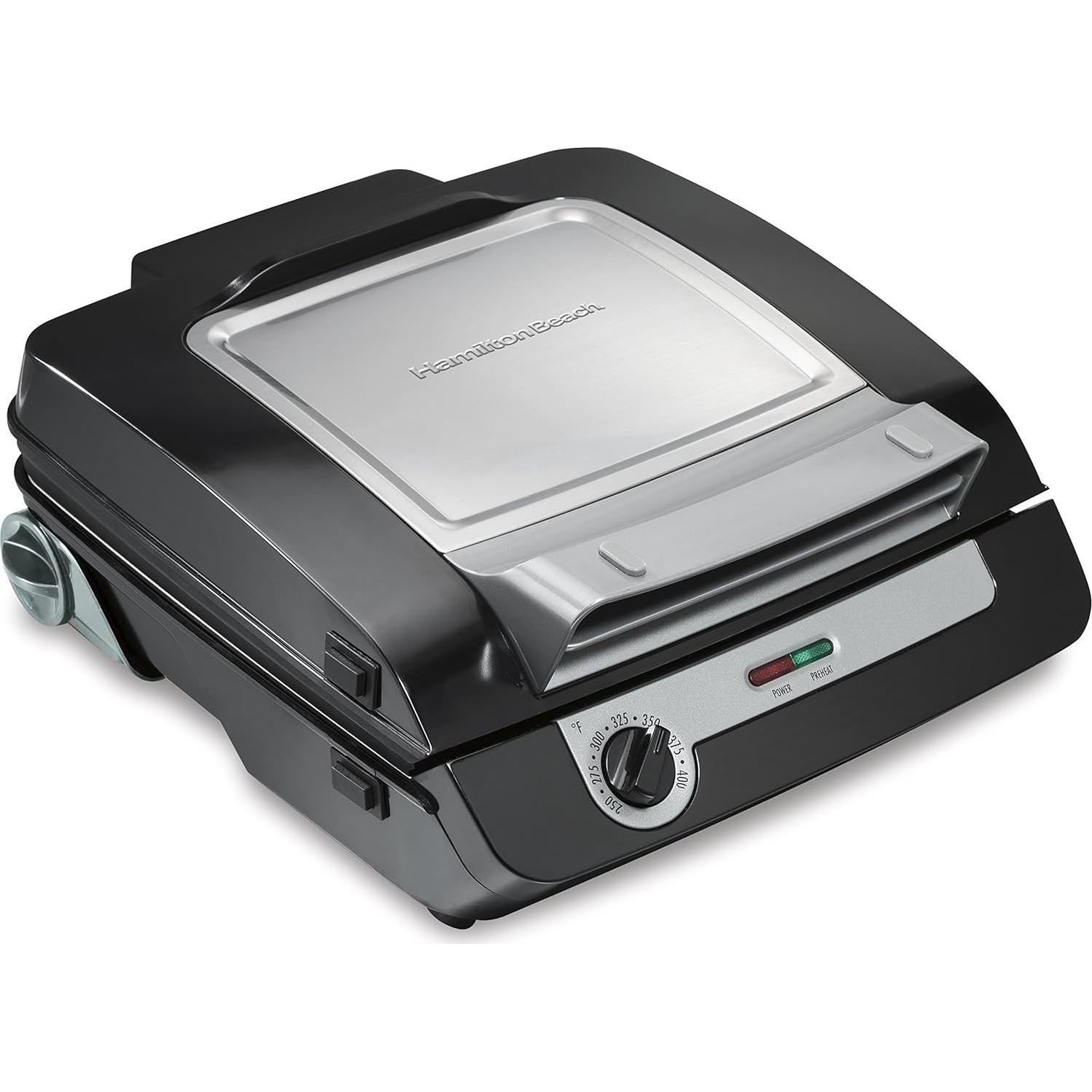 Parrilla 4-en-1 Hamilton Beach 25601 Antiadherente 1400W