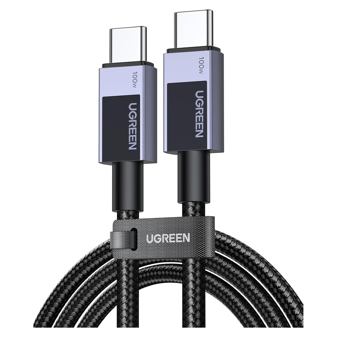 UGREEN Cable USB C 0.49m - Carga Rápida 100W para iPhone 15