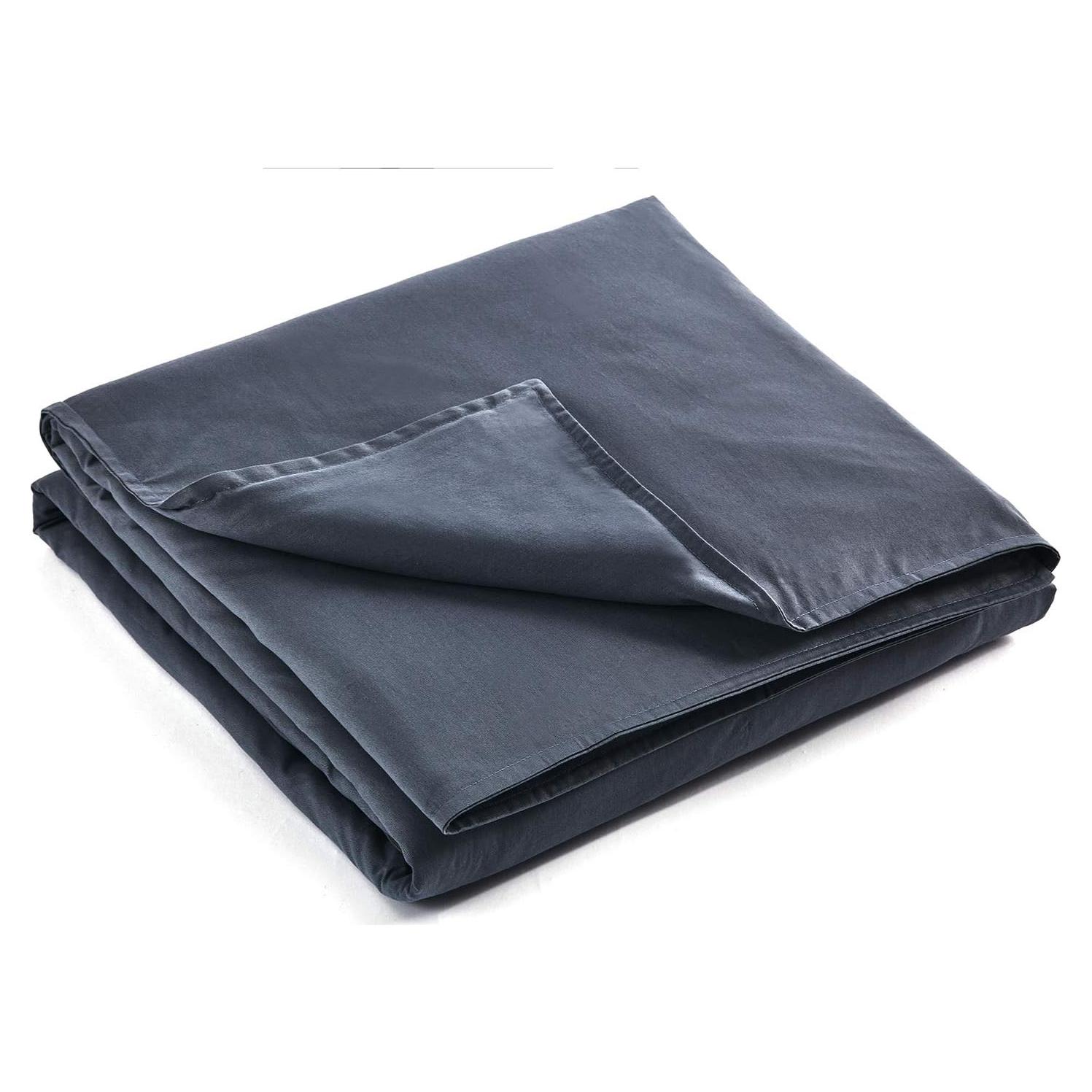 Funda de Edredón RelaxBlanket 122x198cm Algodón Gris Oscuro