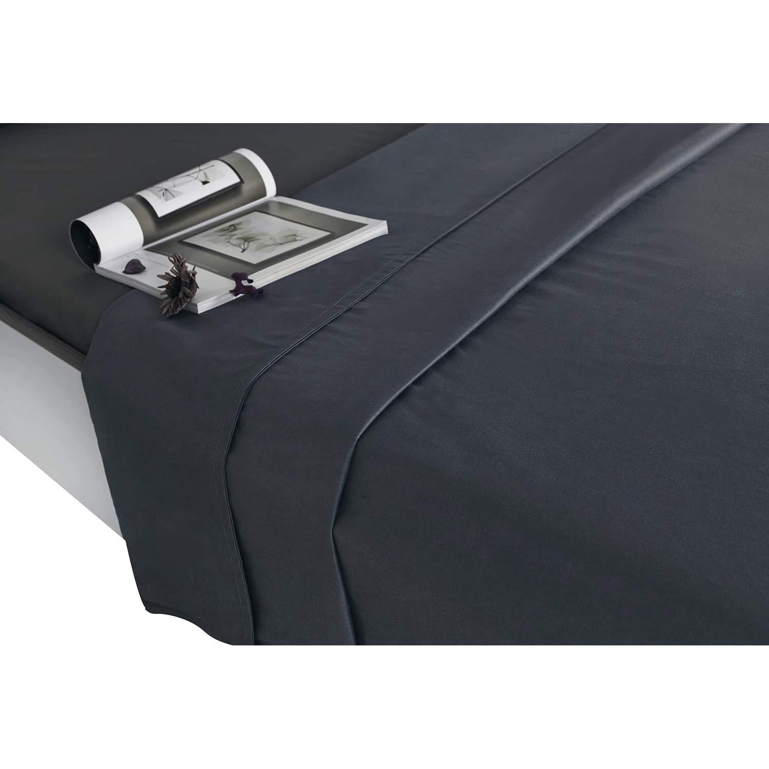 Funda de Edredón RelaxBlanket 122x198cm Algodón Gris Oscuro