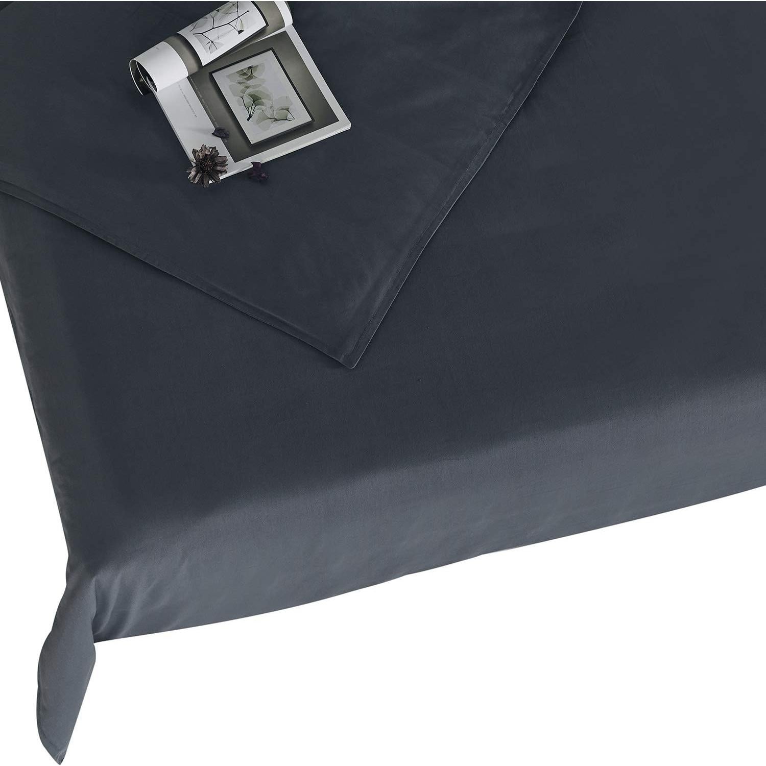 Funda de Edredón RelaxBlanket 122x198cm Algodón Gris Oscuro