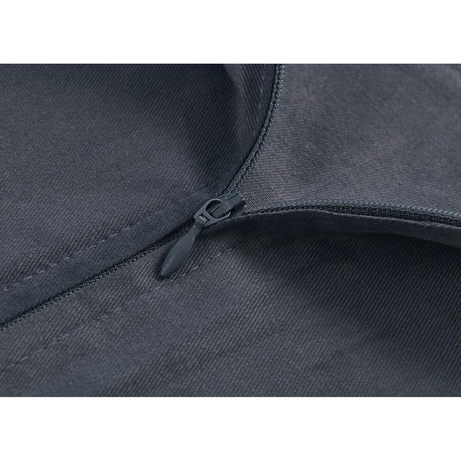 Funda de Edredón RelaxBlanket 122x198cm Algodón Gris Oscuro