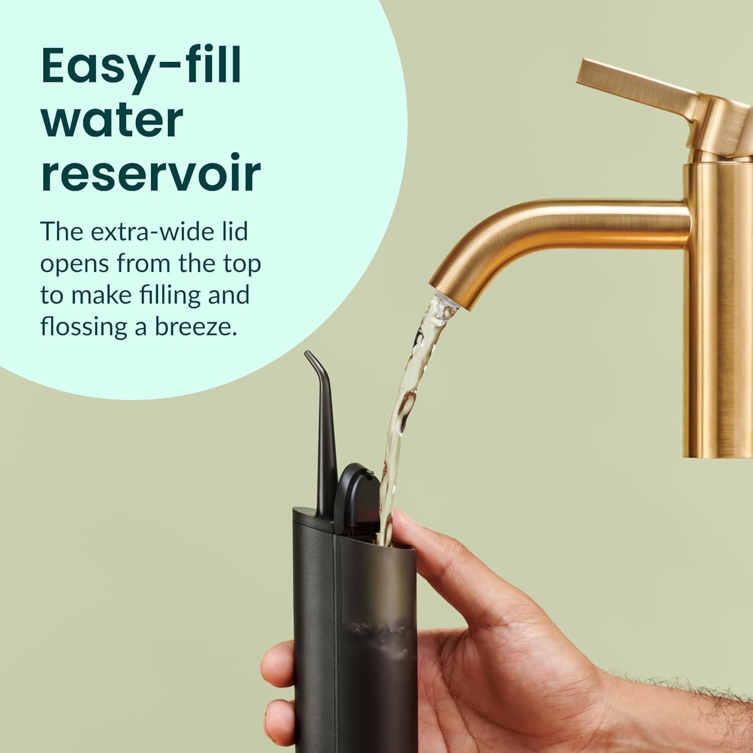 Irrigador de Agua Inalámbrico Quip con Punta Rotativa 360°