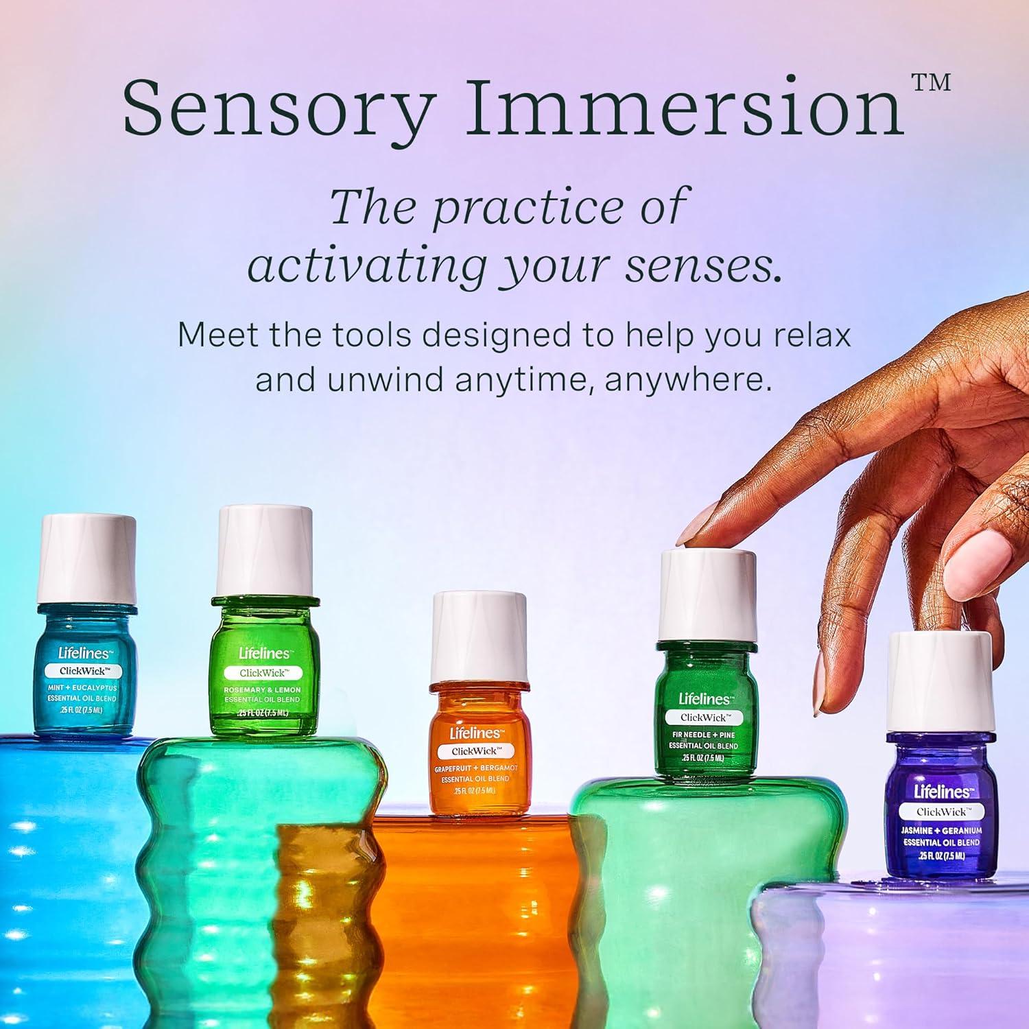 ClickWick Aceites Esenciales Grove Cítrico 3 Paquetes 200h