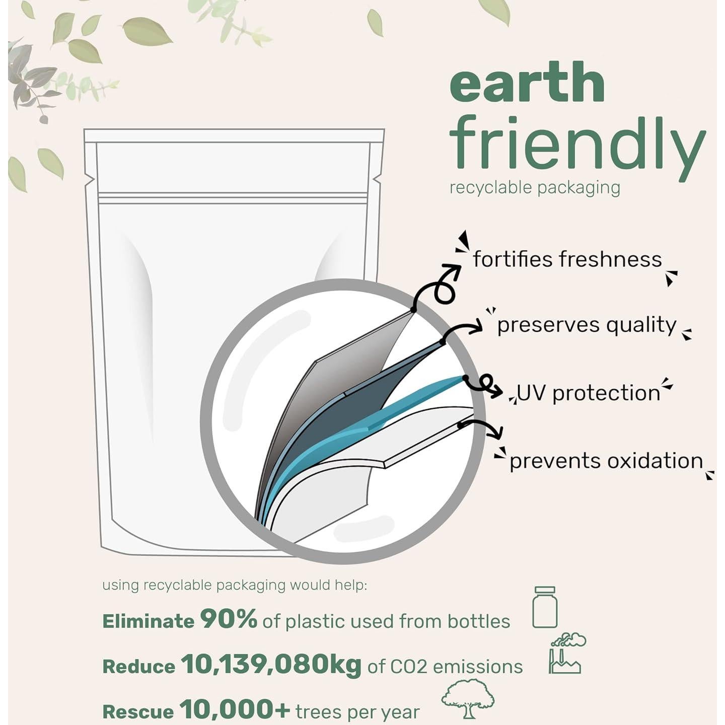 Polvo de Ácido Hialurónico Micro Ingredients 50g - Hidratante Vegano