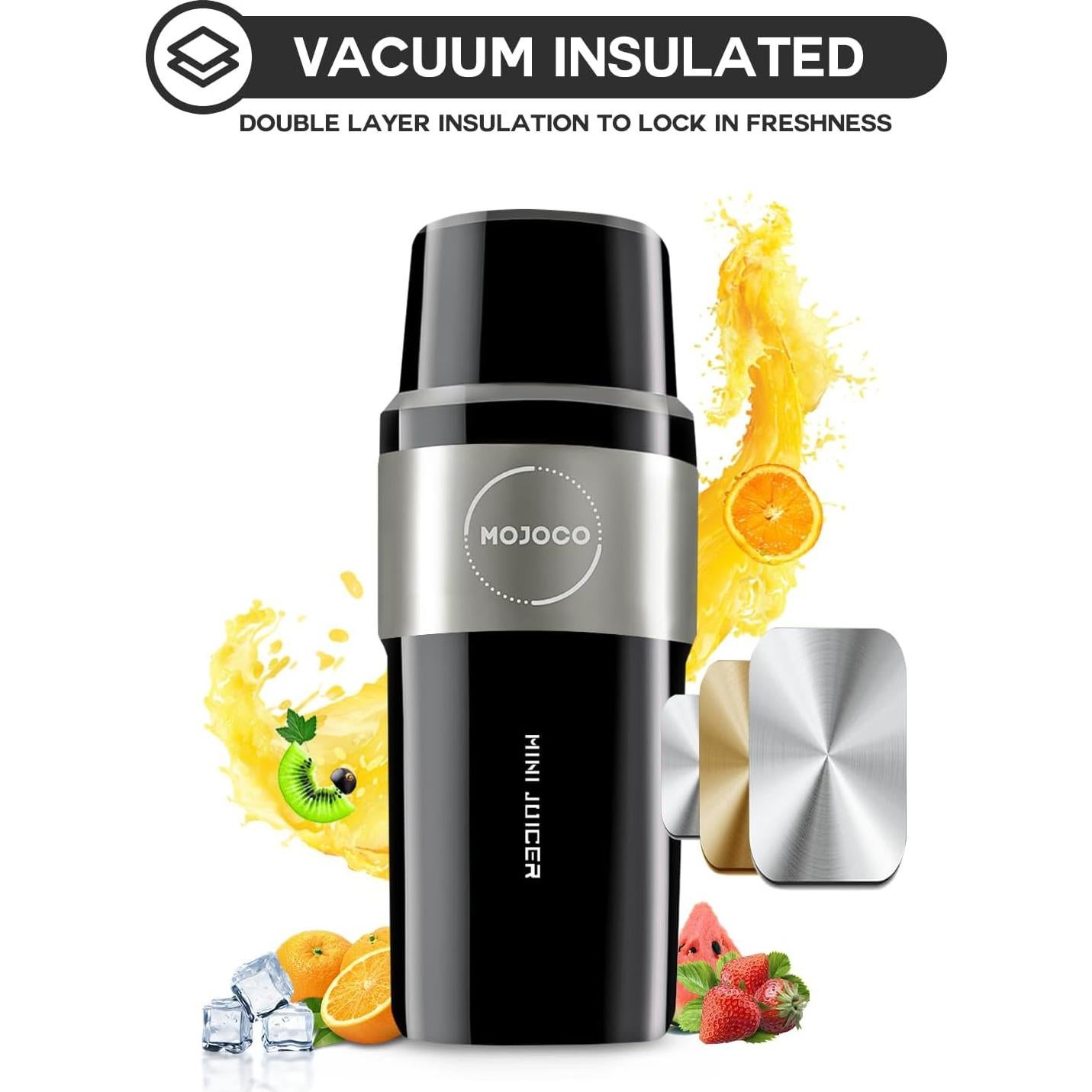 Licuadora Personal Mojoco MJC-T07 414ml Recargable USB Negra