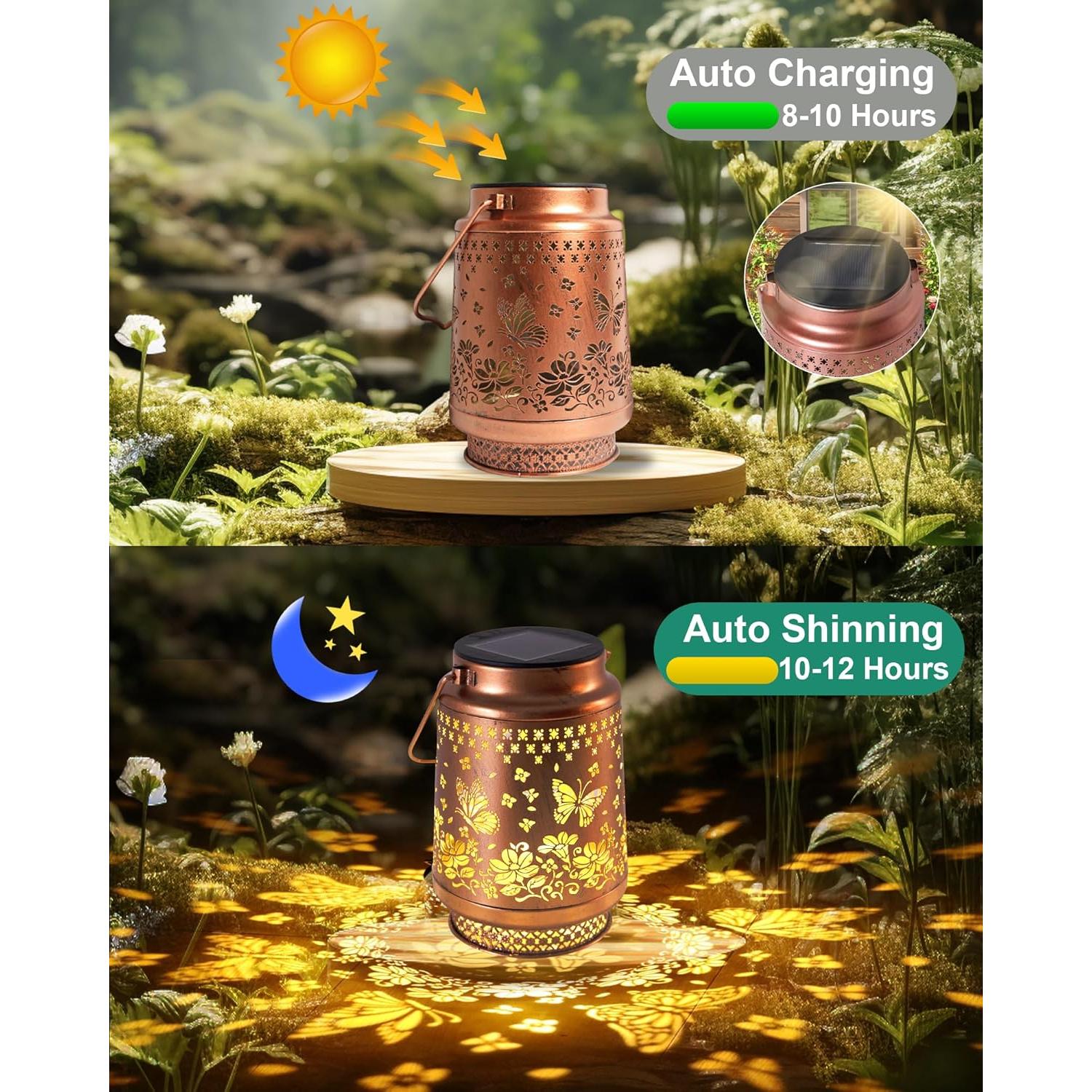 Linternas Solares de Mariposa Fussion 11.7cm Decorativas