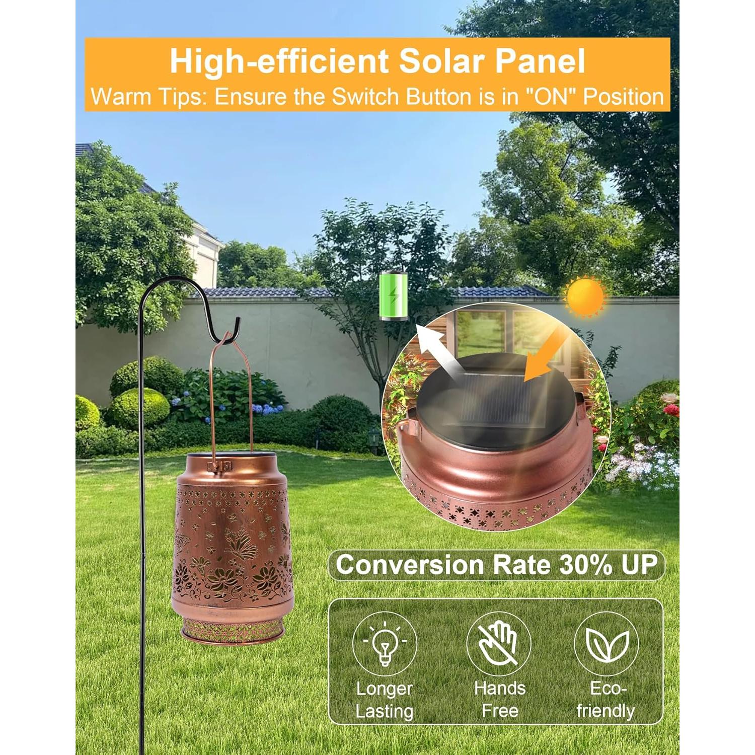 Linternas Solares de Mariposa Fussion 11.7cm Decorativas