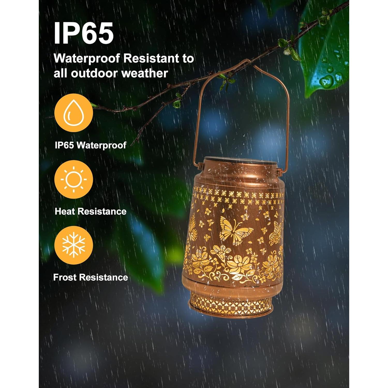 Linternas Solares de Mariposa Fussion 11.7cm Decorativas