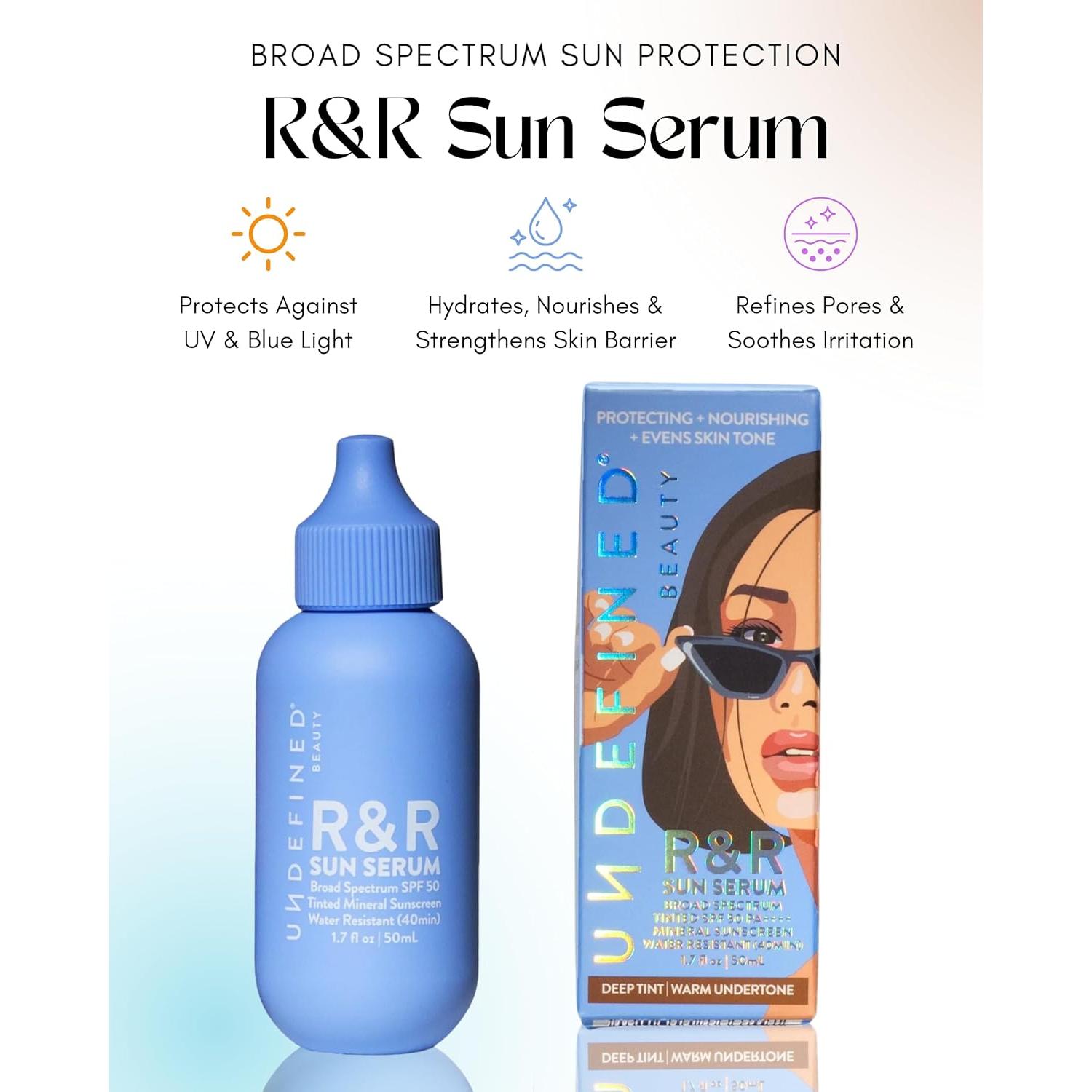 Sérum Solar R&R Belleza Indefinida SPF 50 Tinte Profundo