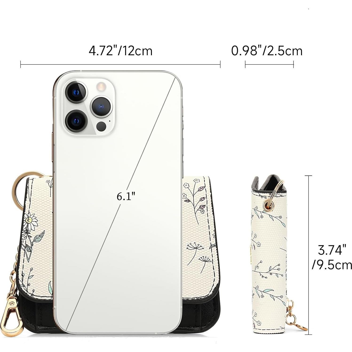 Cartera GAEKEAO Pequeña para Mujeres con Bloqueo RFID - Floral