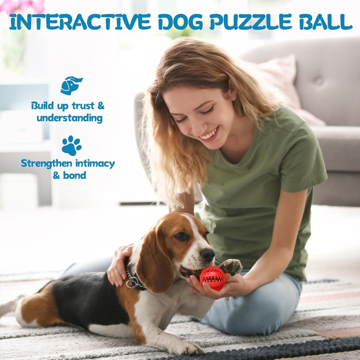 12 Pelotas de Juguete Interactivas para Perros Suilung 5 cm