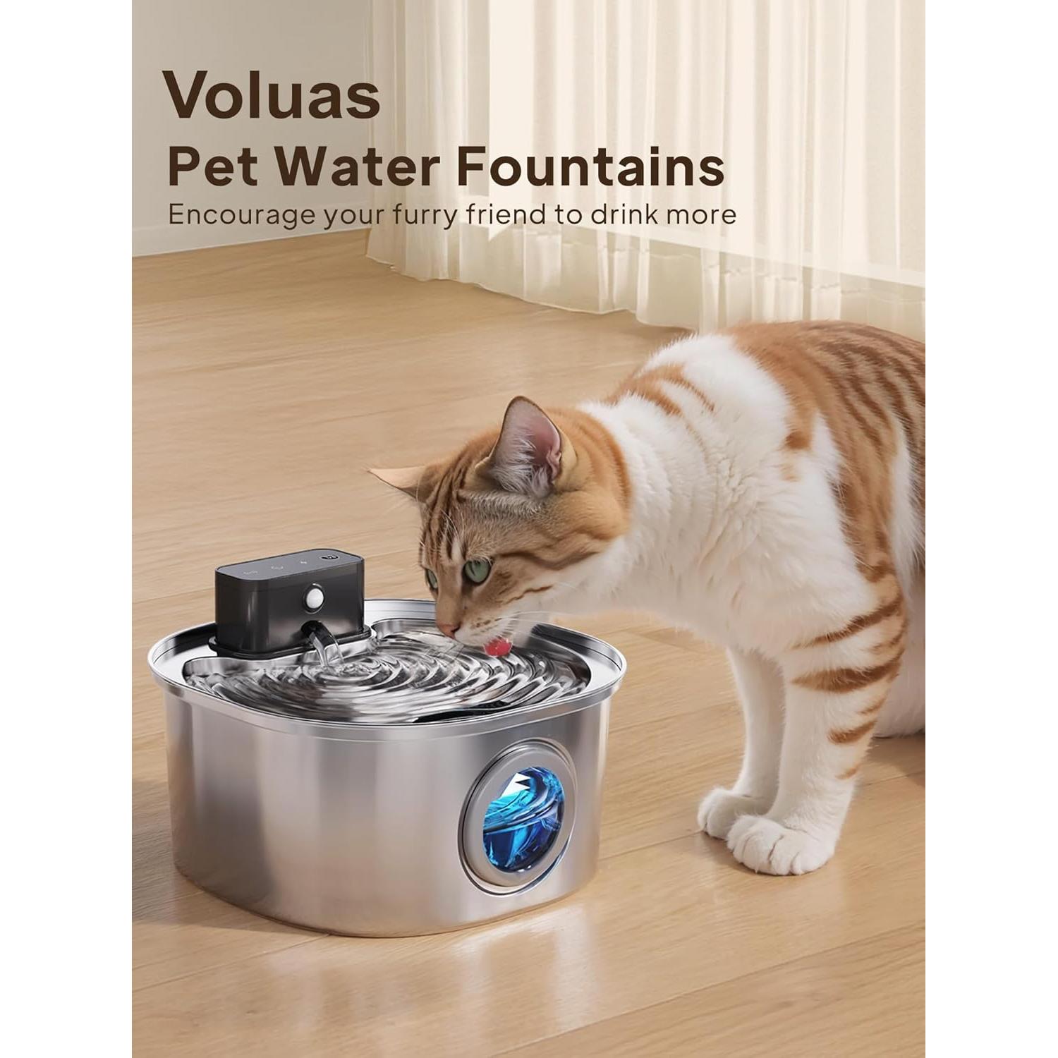 Filtros de Reemplazo VOLUAS para Fuente de Agua Gatos 3 Pzs