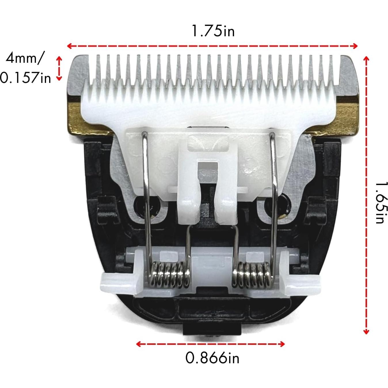 Cuchilla de Repuesto IWEEL IW2689A Titanio y Cerámica para Cortadoras de Mascotas