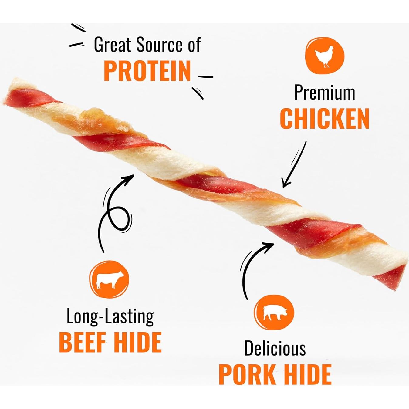 Good 'N' Fun Chews para Perros - 3 Sabores, 153g