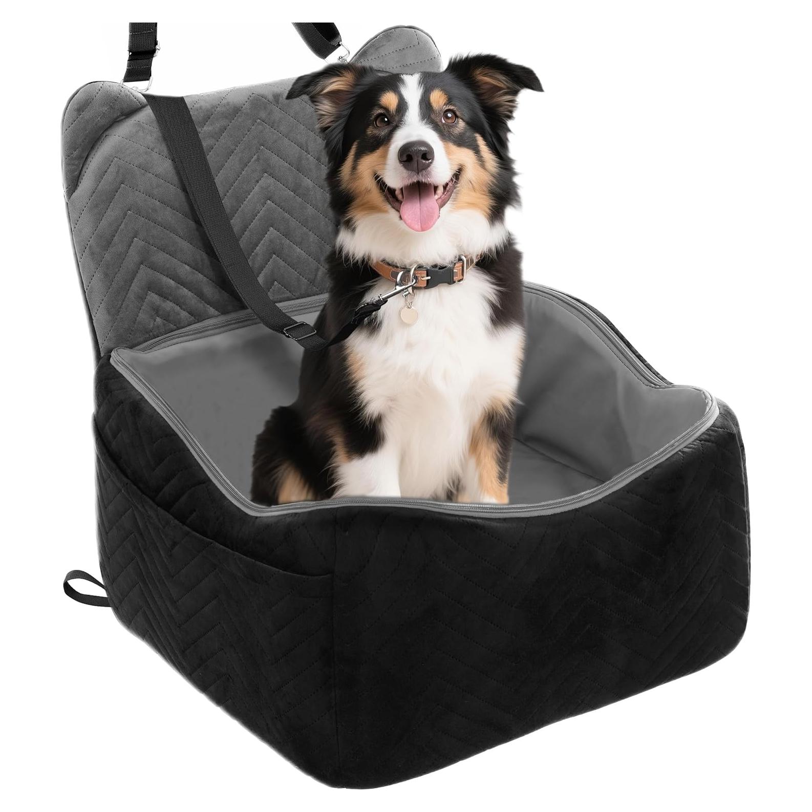 Asiento de Coche Elevador para Perros Anywish Gris 48x48x50cm