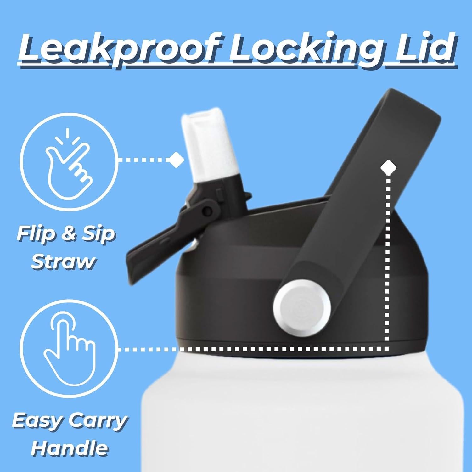 Botella de Agua Aislada HydraNest 0.82L para Perros - Acero Inoxidable