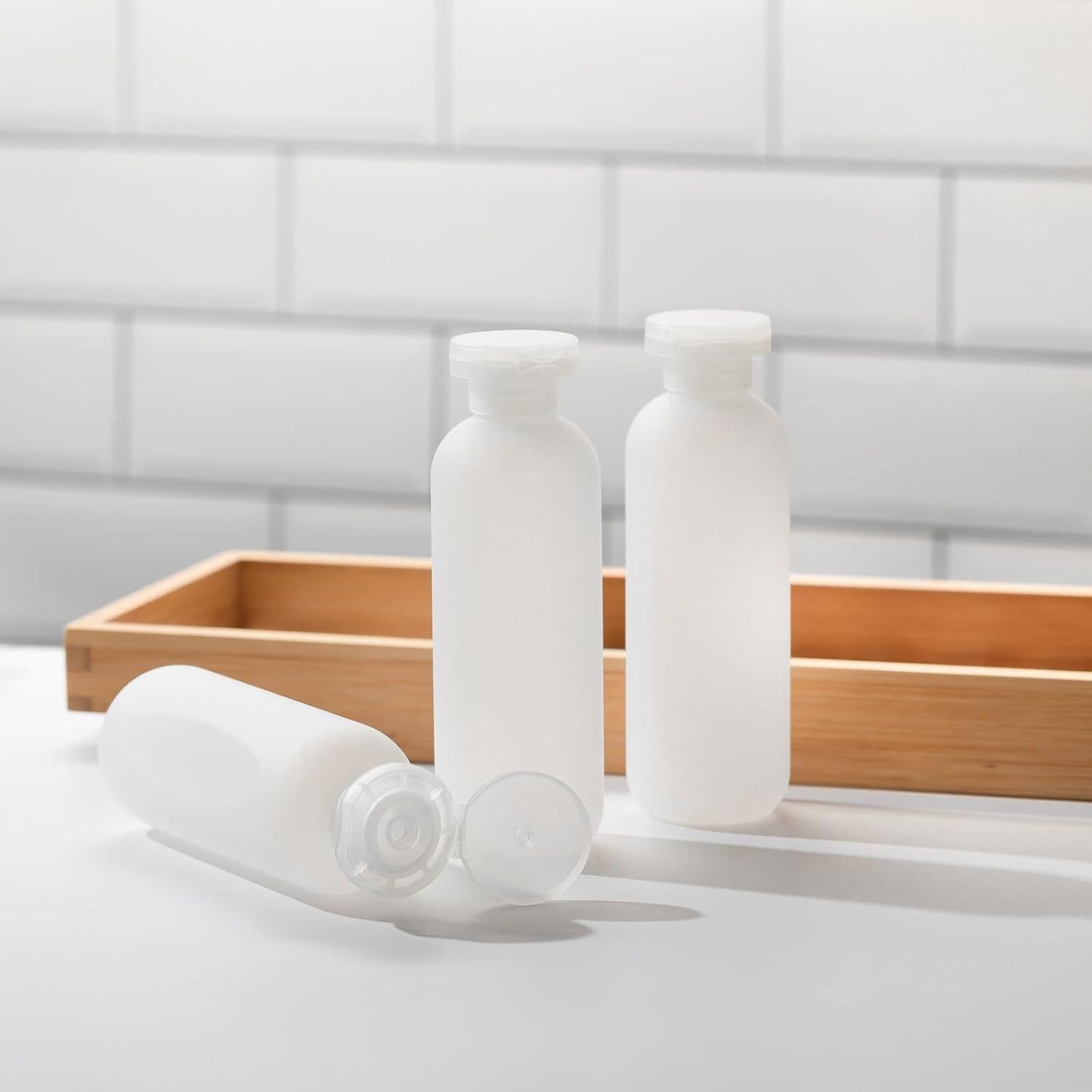 Botellas de viaje exprimibles Owlyee 200ml 4PCS a prueba de fugas