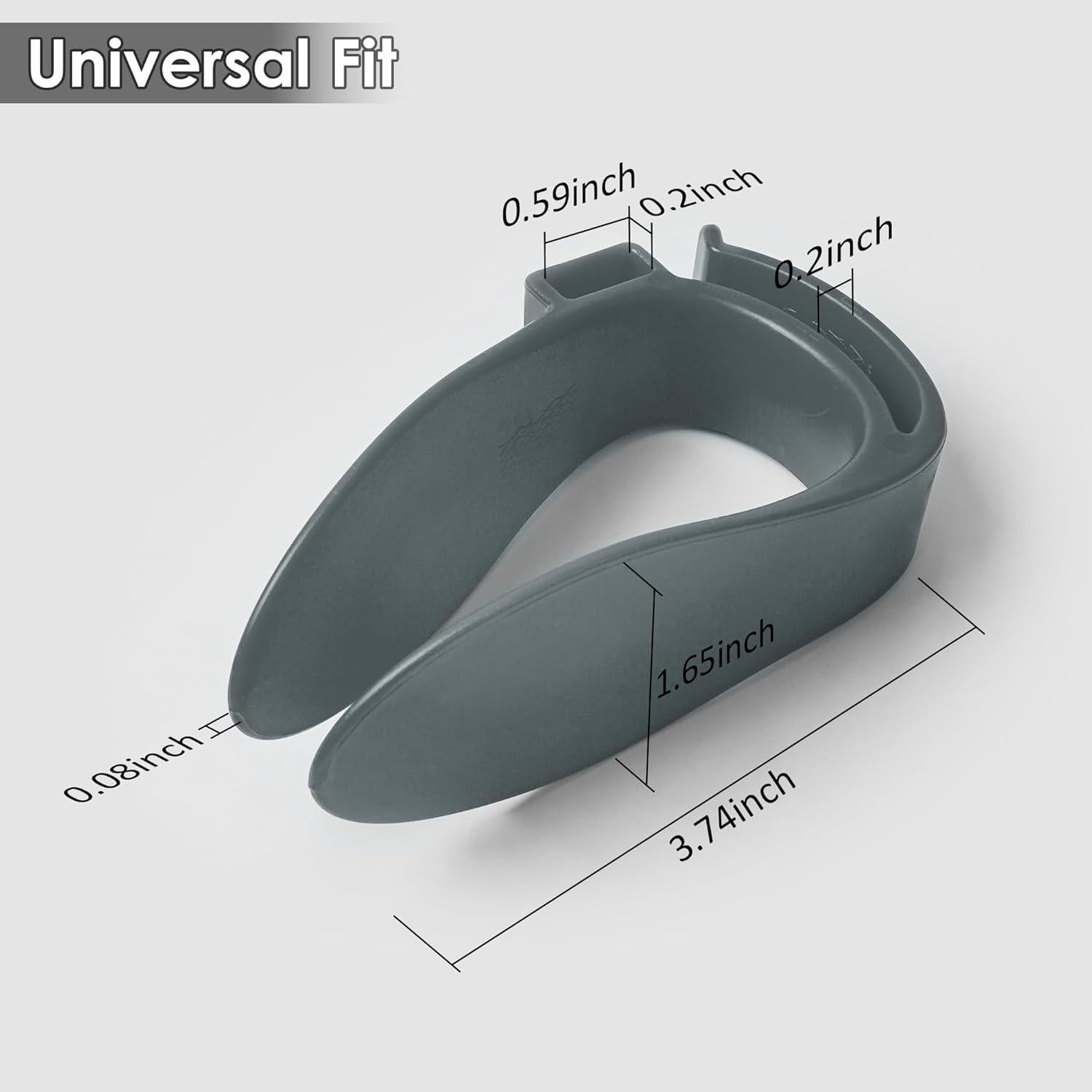 Organizador de Clip para Correas de Asiento de Coche Gris - Ajuste Universal