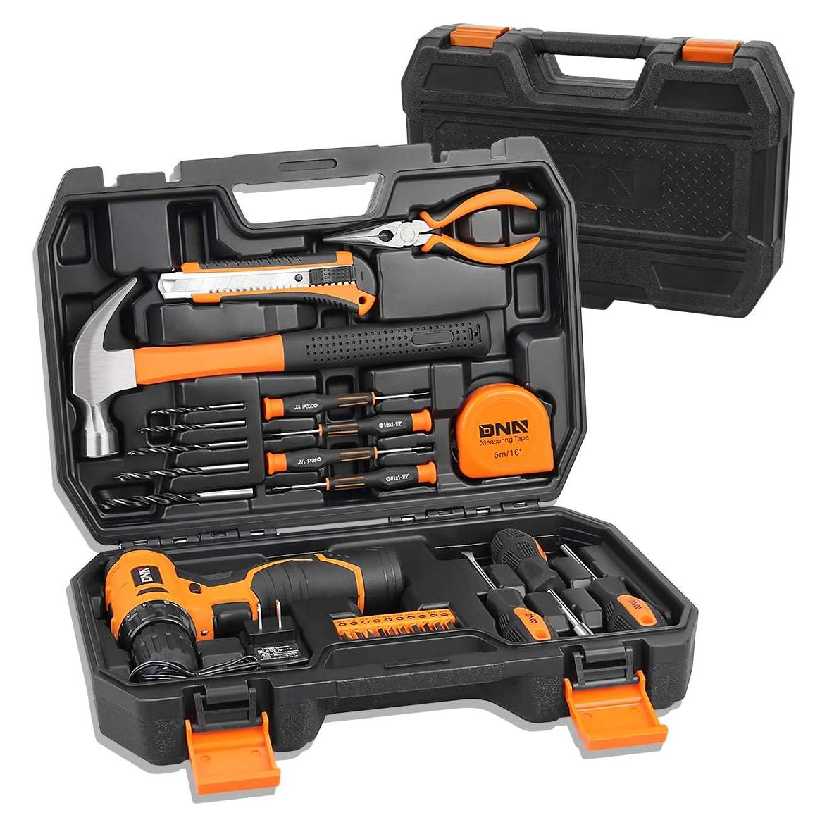 Juego de Taladro Inalámbrico 27 Piezas DNA Motoring 12V