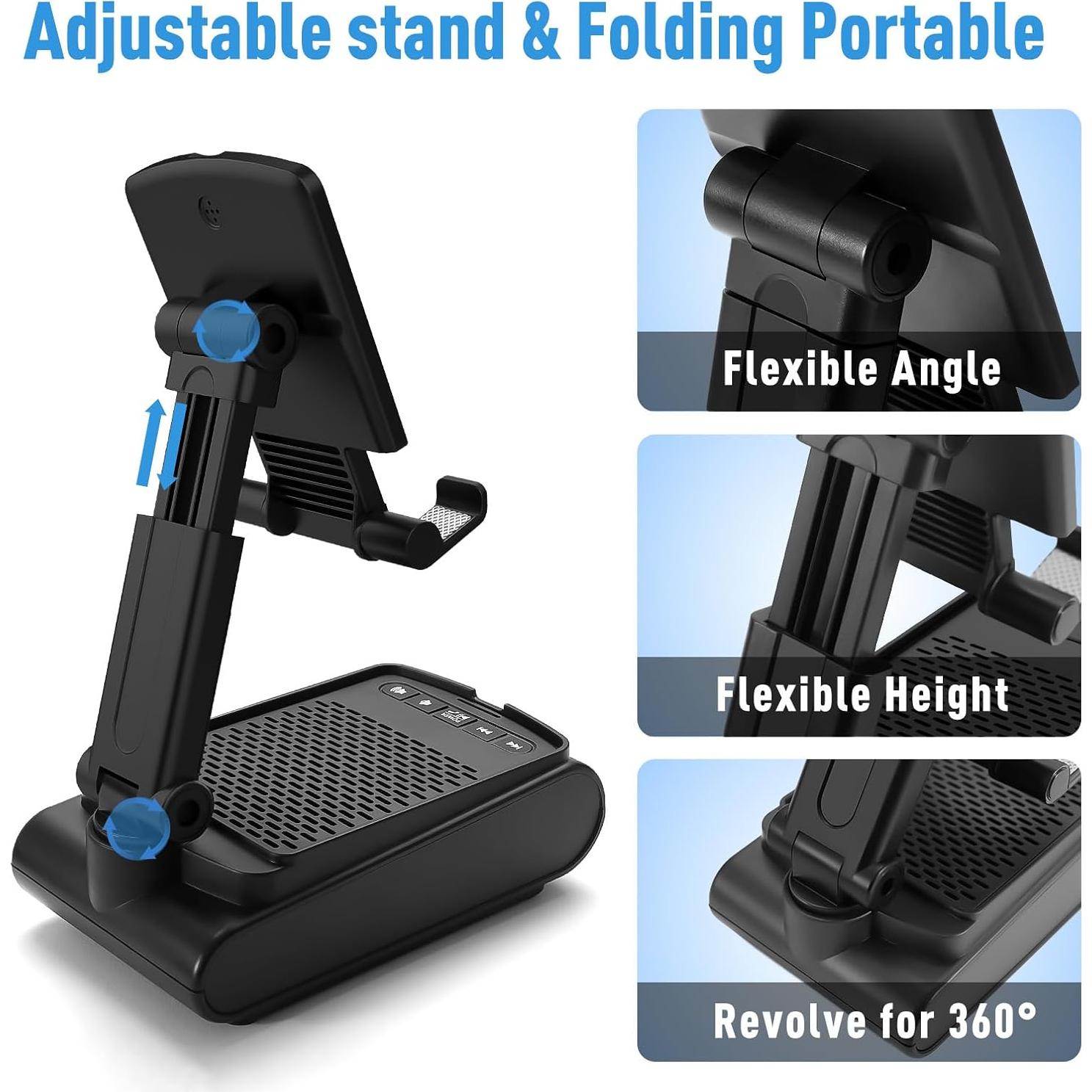 Soporte para Teléfono GLOPUS F25 con Altavoz Bluetooth 3 en 1