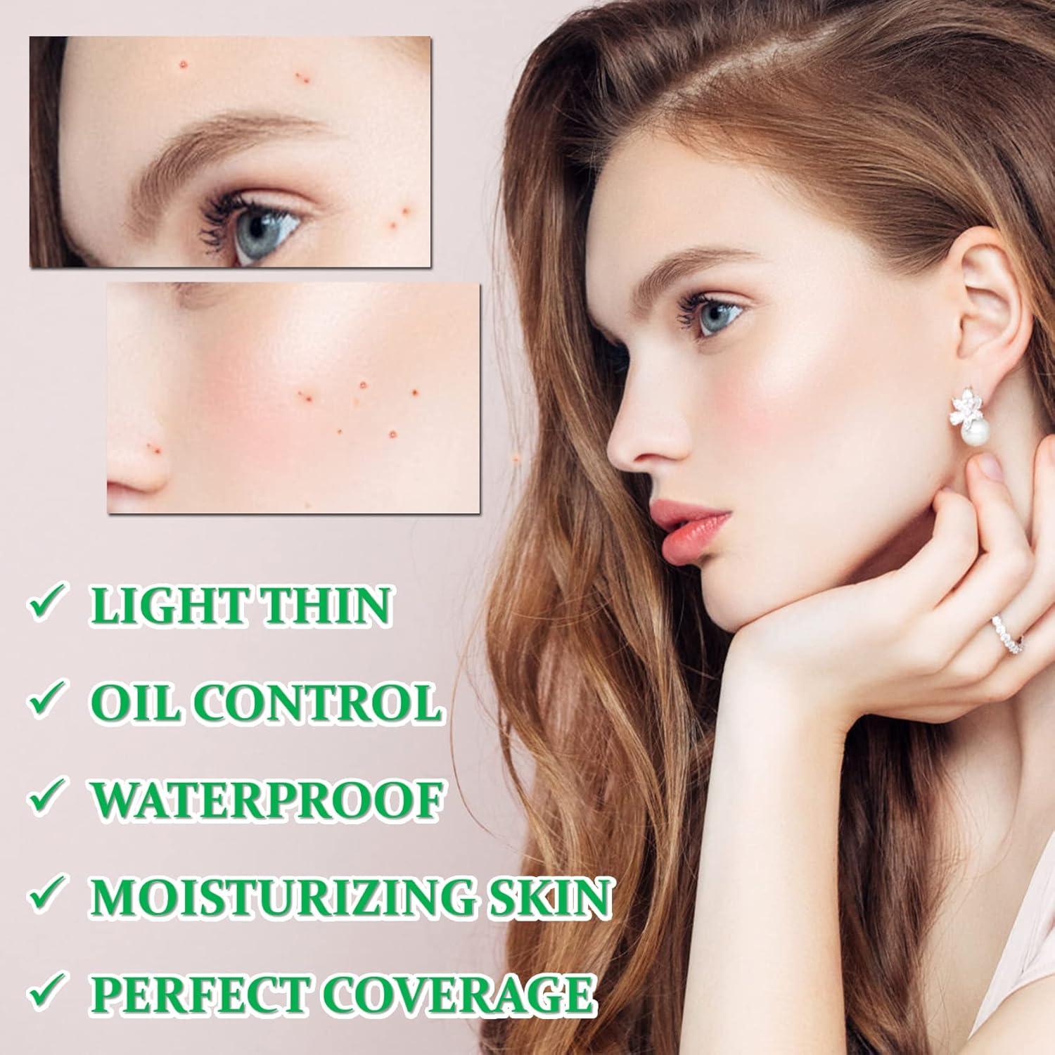 Base de Maquillaje CC Air Cushion CAHIUYOA 2PCS Natural