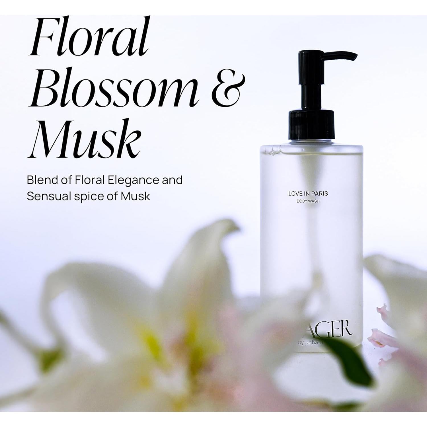 Gel de Ducha Espumoso VOYAGER 300ml Rosa Hidratante