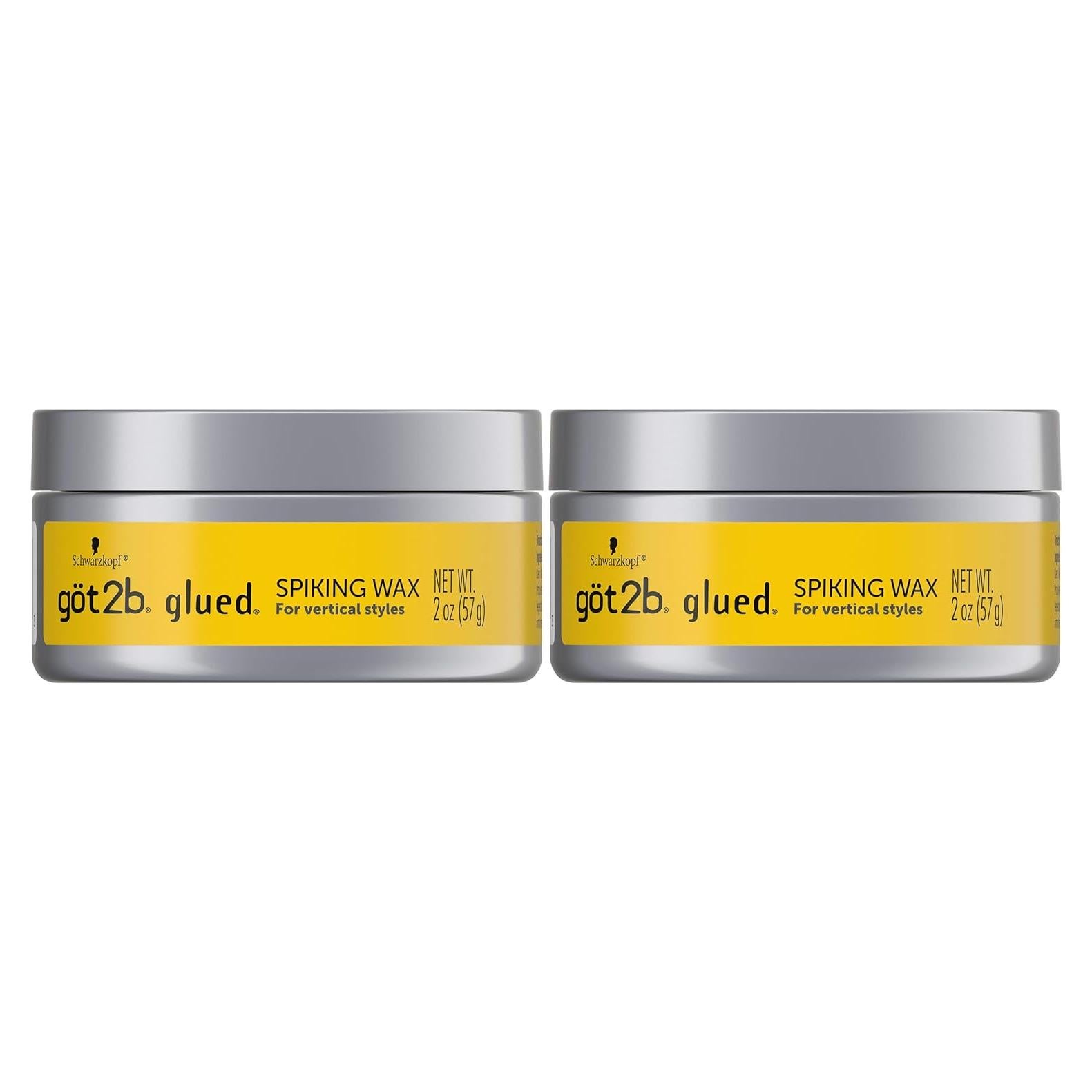 Cera para el cabello Got2B Glued 113.4 g (Paquete de 2) - Sujeción Feroz