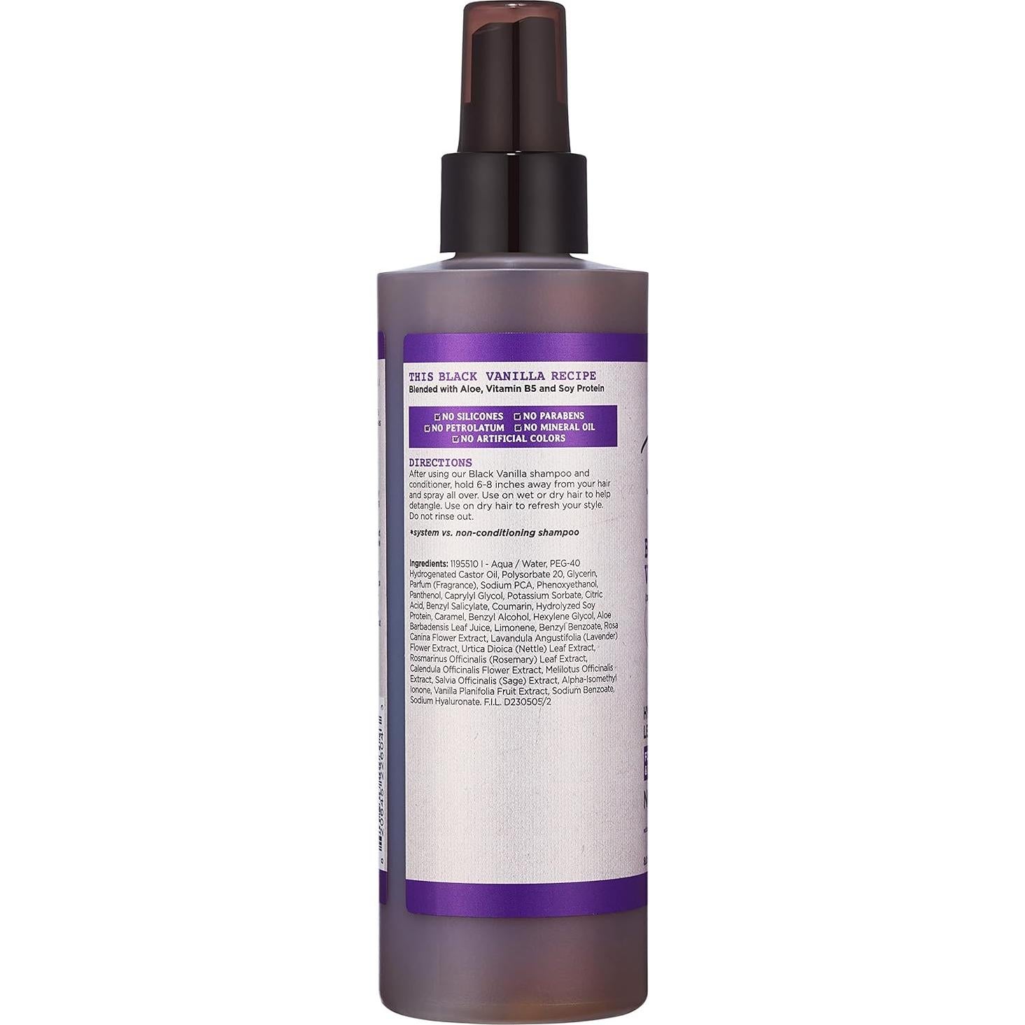 Kit de Estilo de Cabello Black Vanilla Carol's Daughter - Acondicionador y Gel