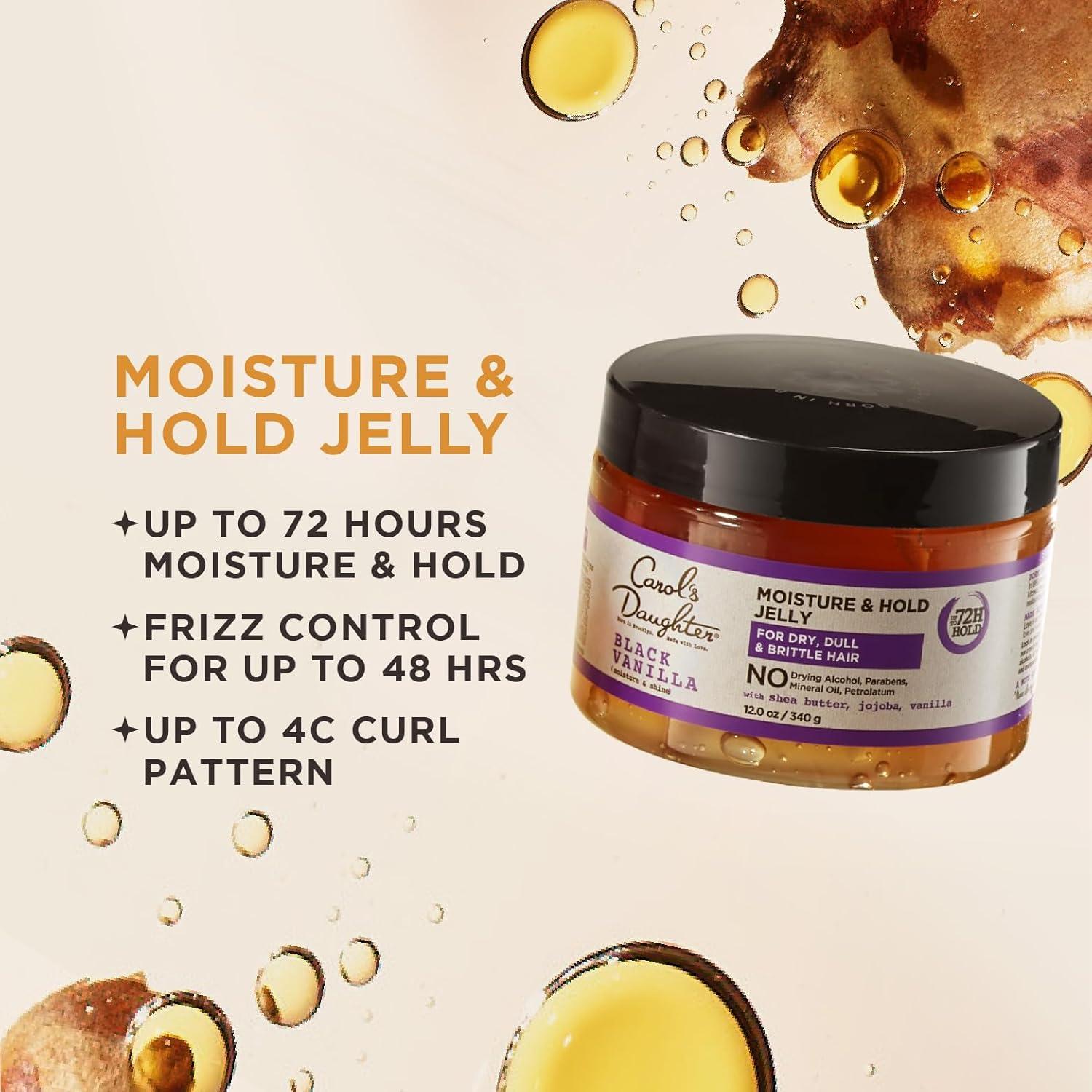 Kit de Estilo de Cabello Black Vanilla Carol's Daughter - Acondicionador y Gel
