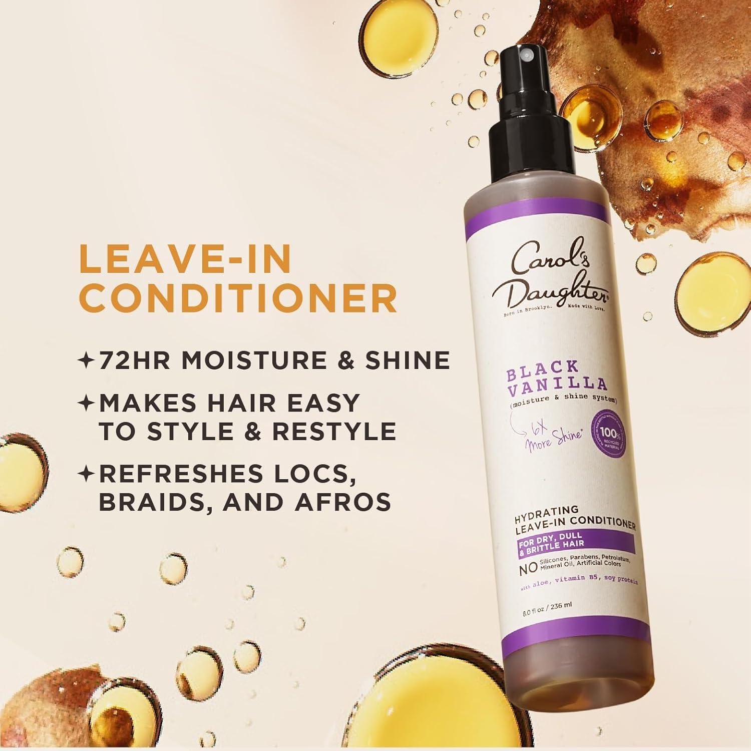 Kit de Estilo de Cabello Black Vanilla Carol's Daughter - Acondicionador y Gel