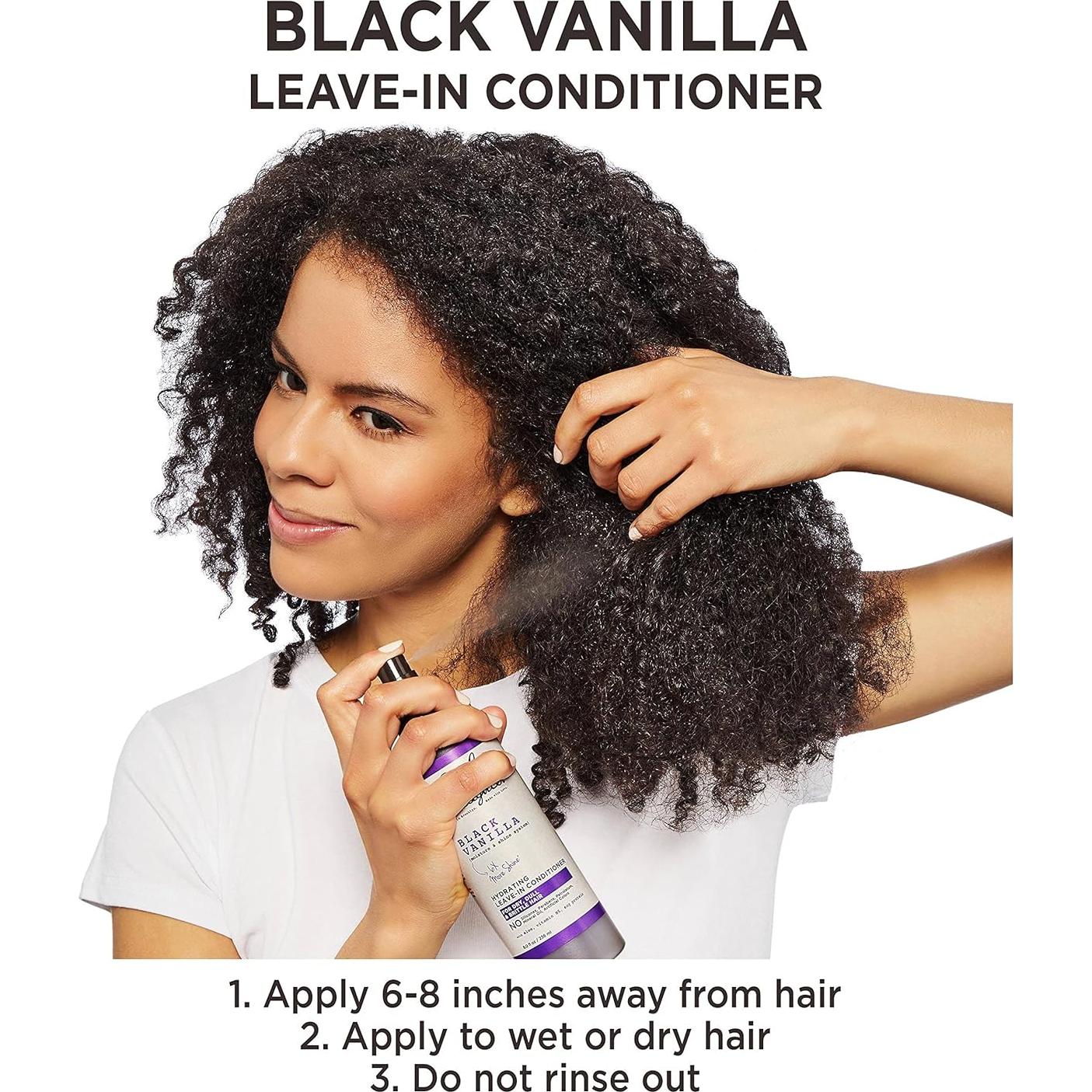 Kit de Estilo de Cabello Black Vanilla Carol's Daughter - Acondicionador y Gel