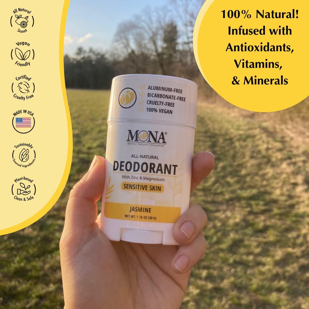 Desodorante Natural MONA BRANDS para Piel Sensible - 2x49.87g