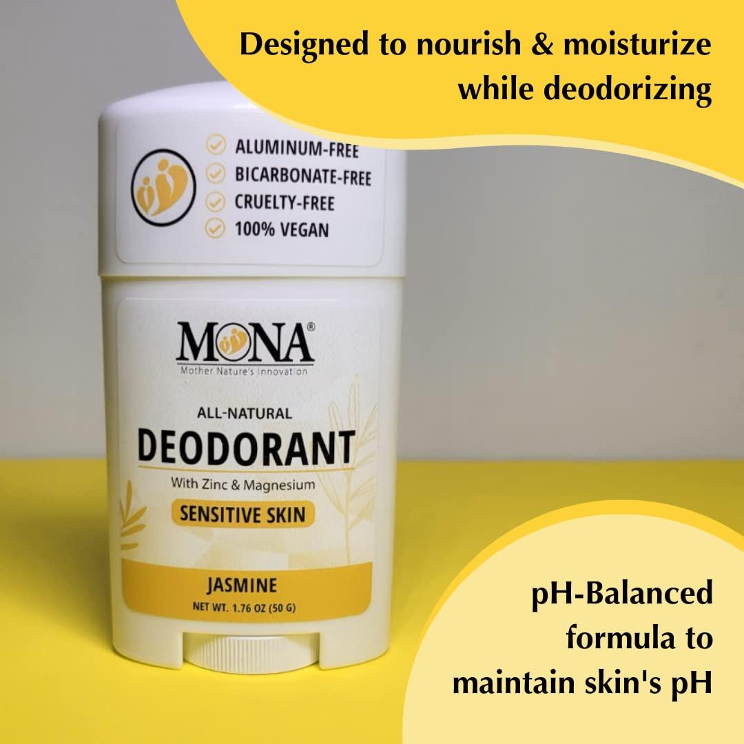 Desodorante Natural MONA BRANDS para Piel Sensible - 2x49.87g