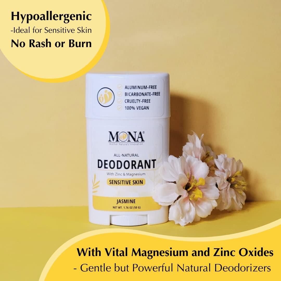 Desodorante Natural MONA BRANDS para Piel Sensible - 2x49.87g