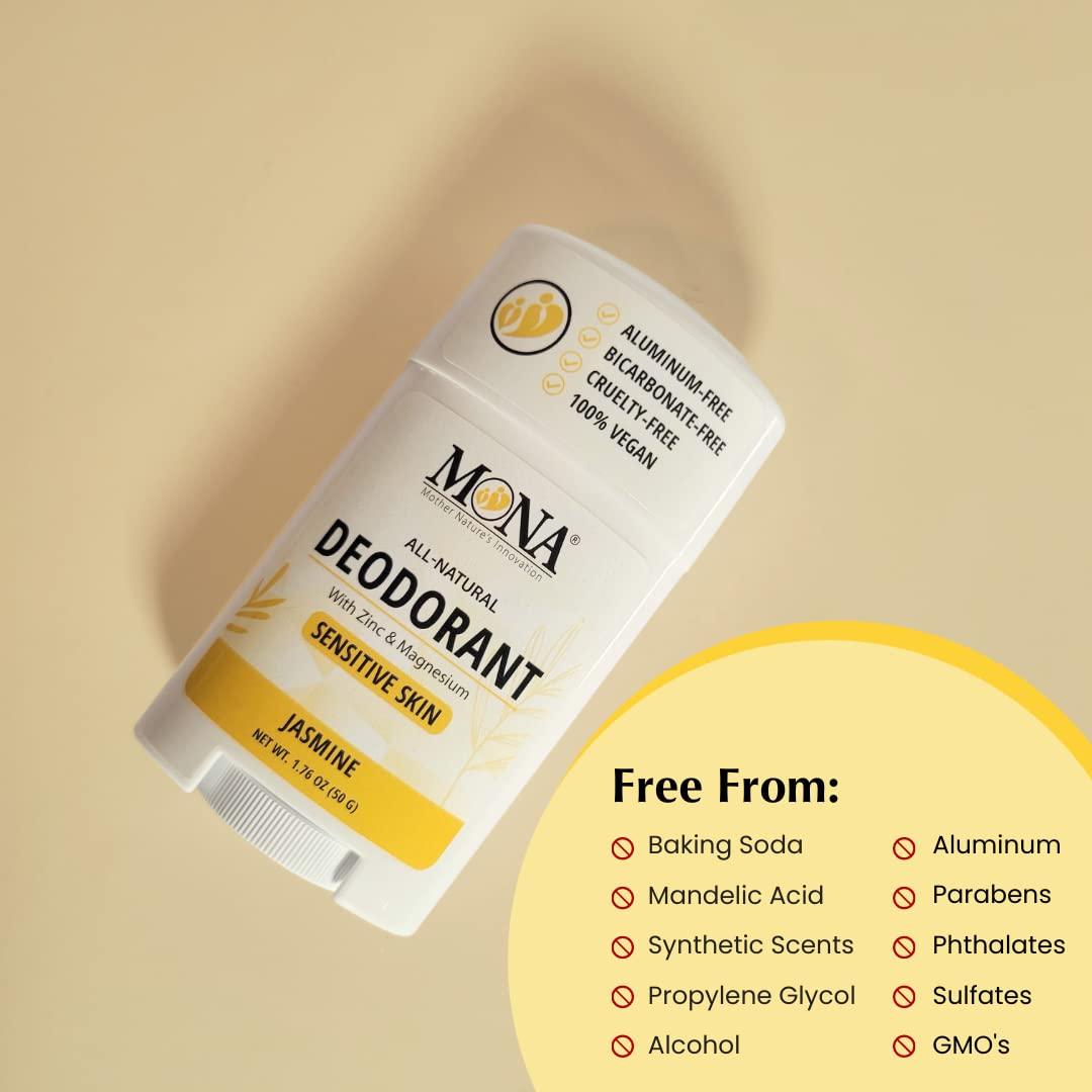 Desodorante Natural MONA BRANDS para Piel Sensible - 2x49.87g