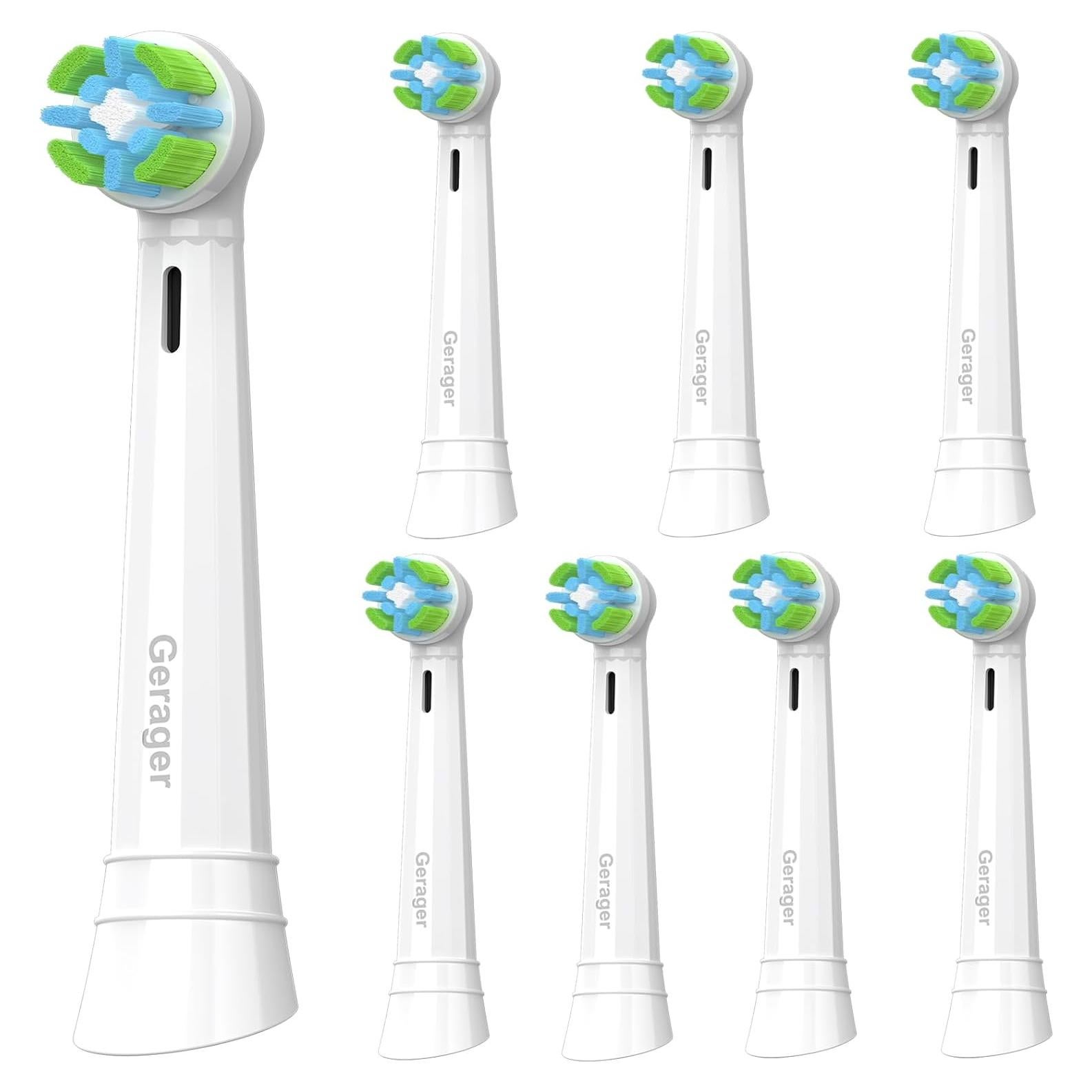 Cabezas de Repuesto para Cepillo Oral B iO - 8 Unidades Blancas