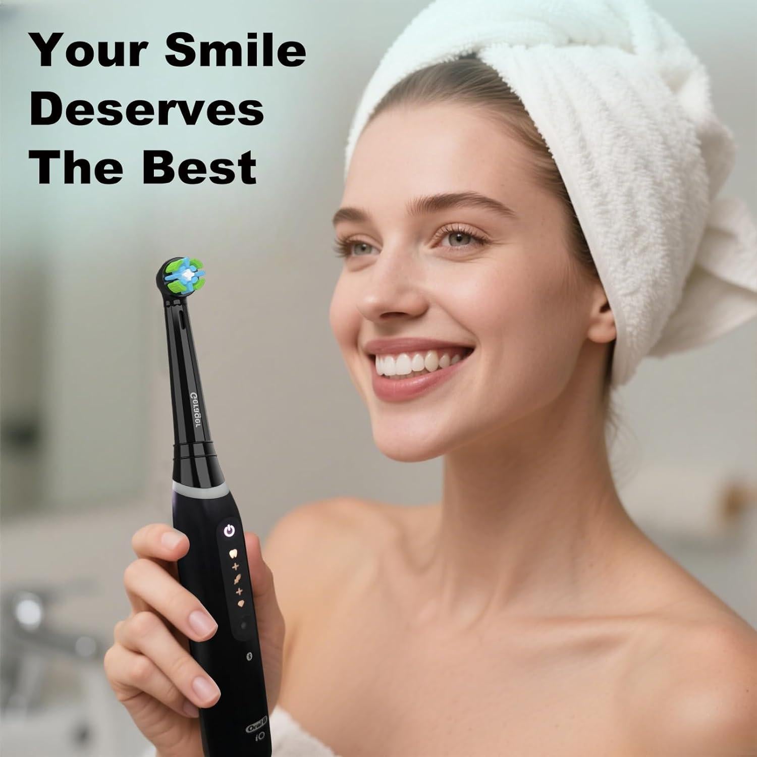 Cabezas de Repuesto para Cepillo Oral B iO - 8 Unidades Blancas